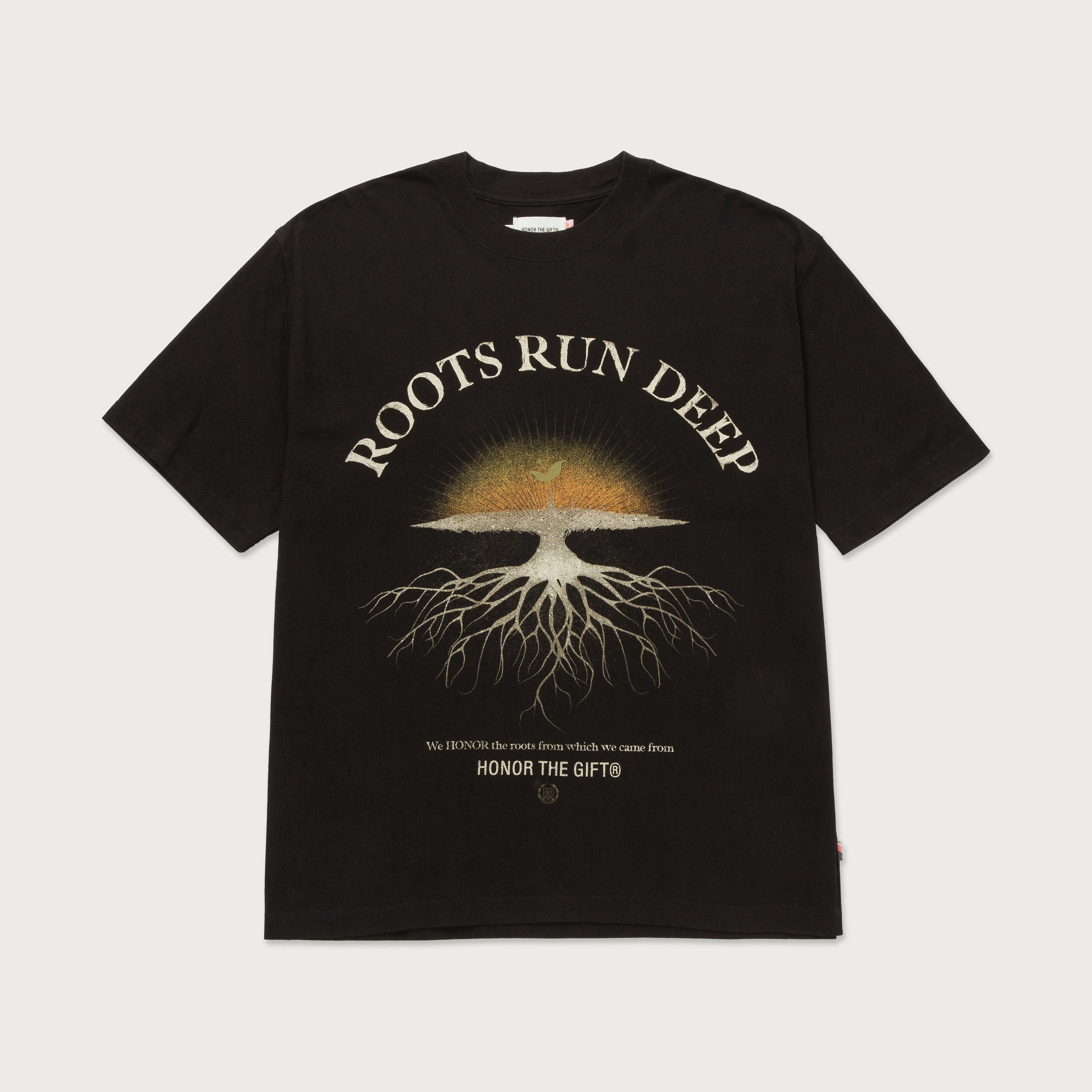 Roots Run Deep T-Shirt - Black sold by Honor the Gift