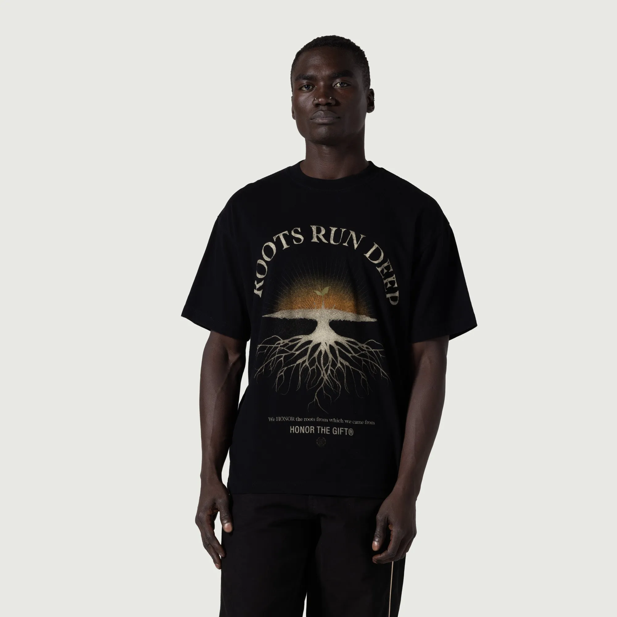 Roots Run Deep T-Shirt - Black sold by Honor the Gift product image thumbnail 5