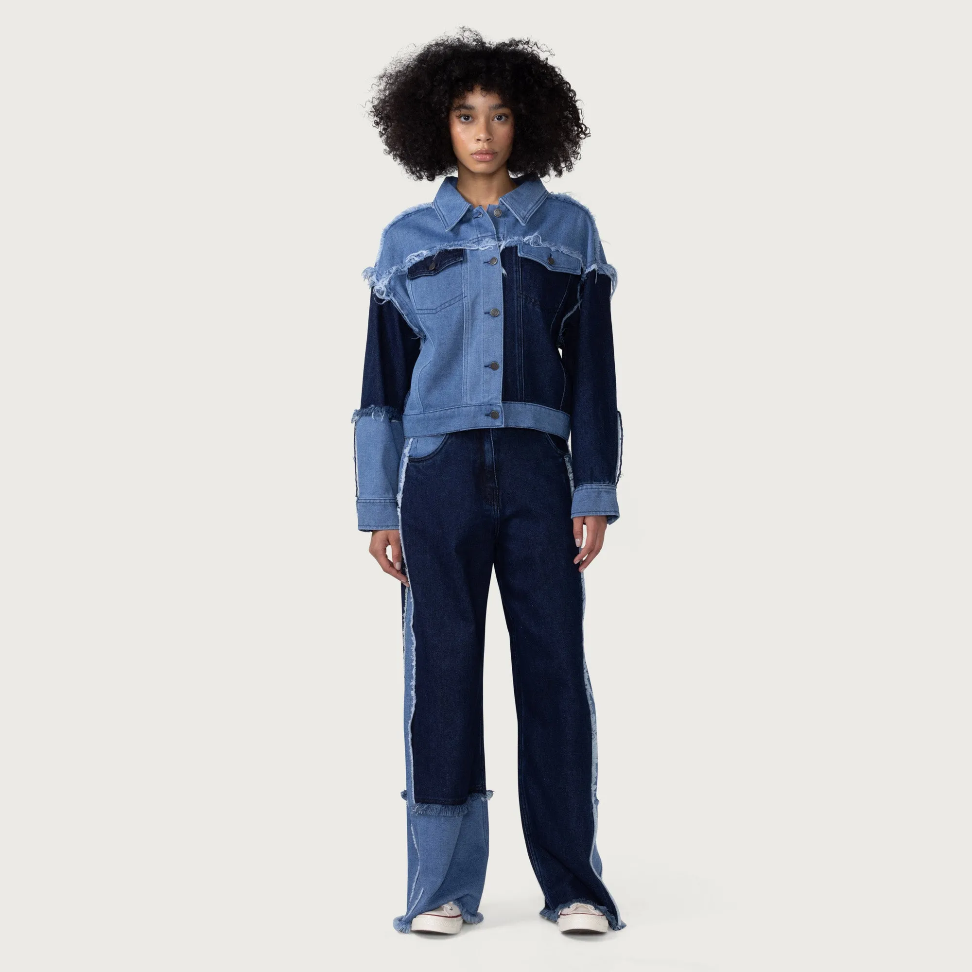 Womens Twill Utility Cargo Pant - Indigo sold by Honor the Gift product image thumbnail 3