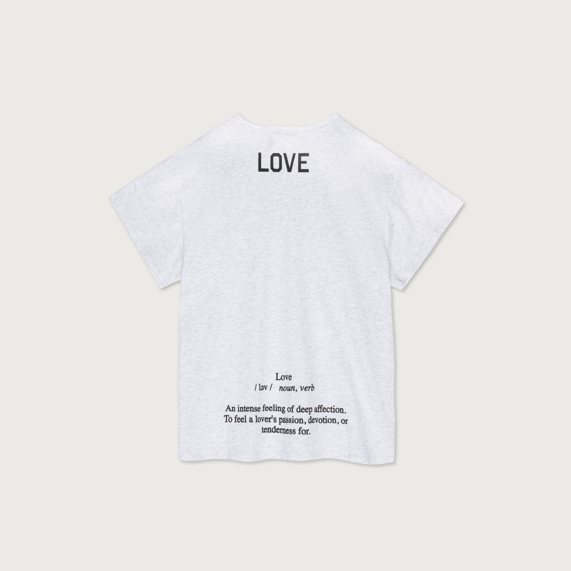Womens Love T-Shirt - Lt Heather sold by Honor the Gift product image thumbnail 2