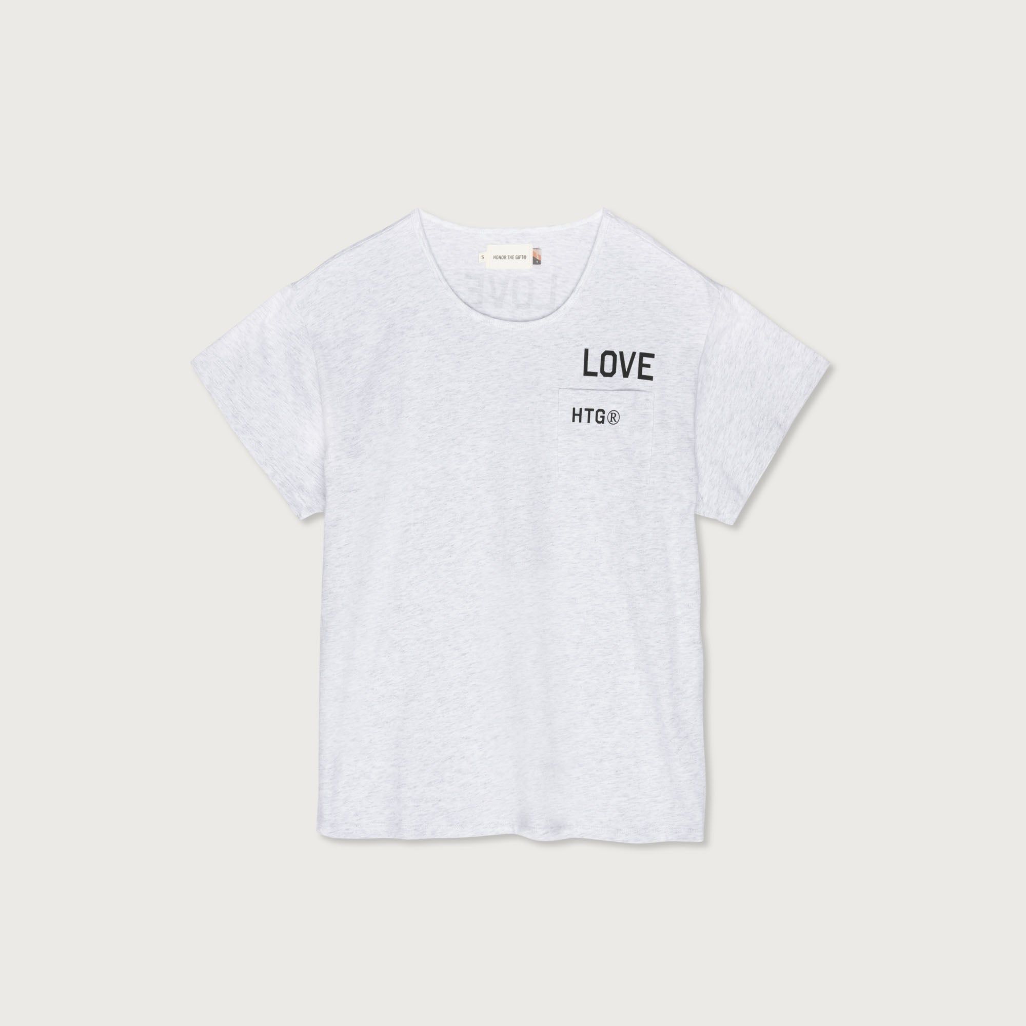 Womens Love T-Shirt - Lt Heather sold by Honor the Gift