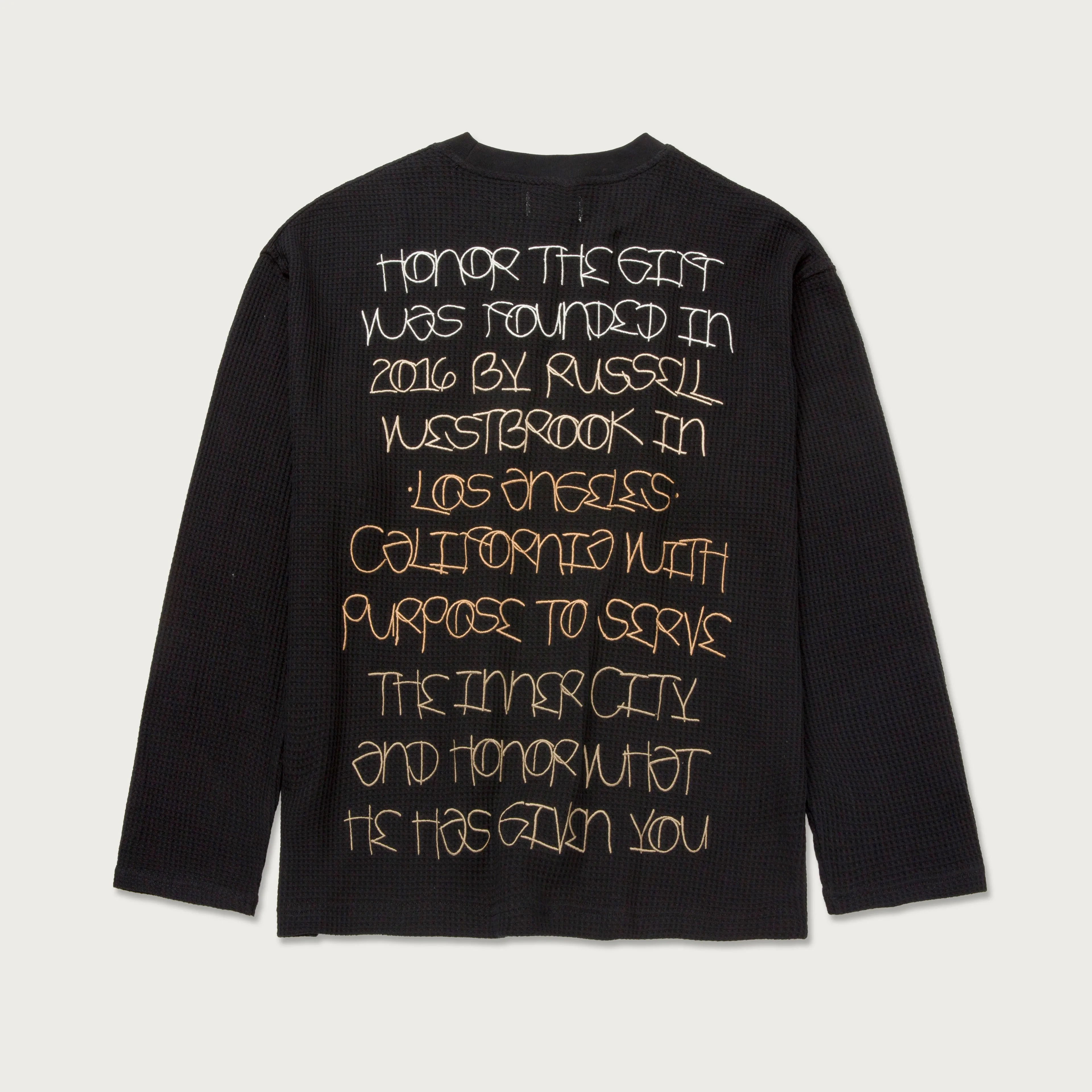 Purpose Box L/S Tee - Black sold by Honor the Gift product image thumbnail 2