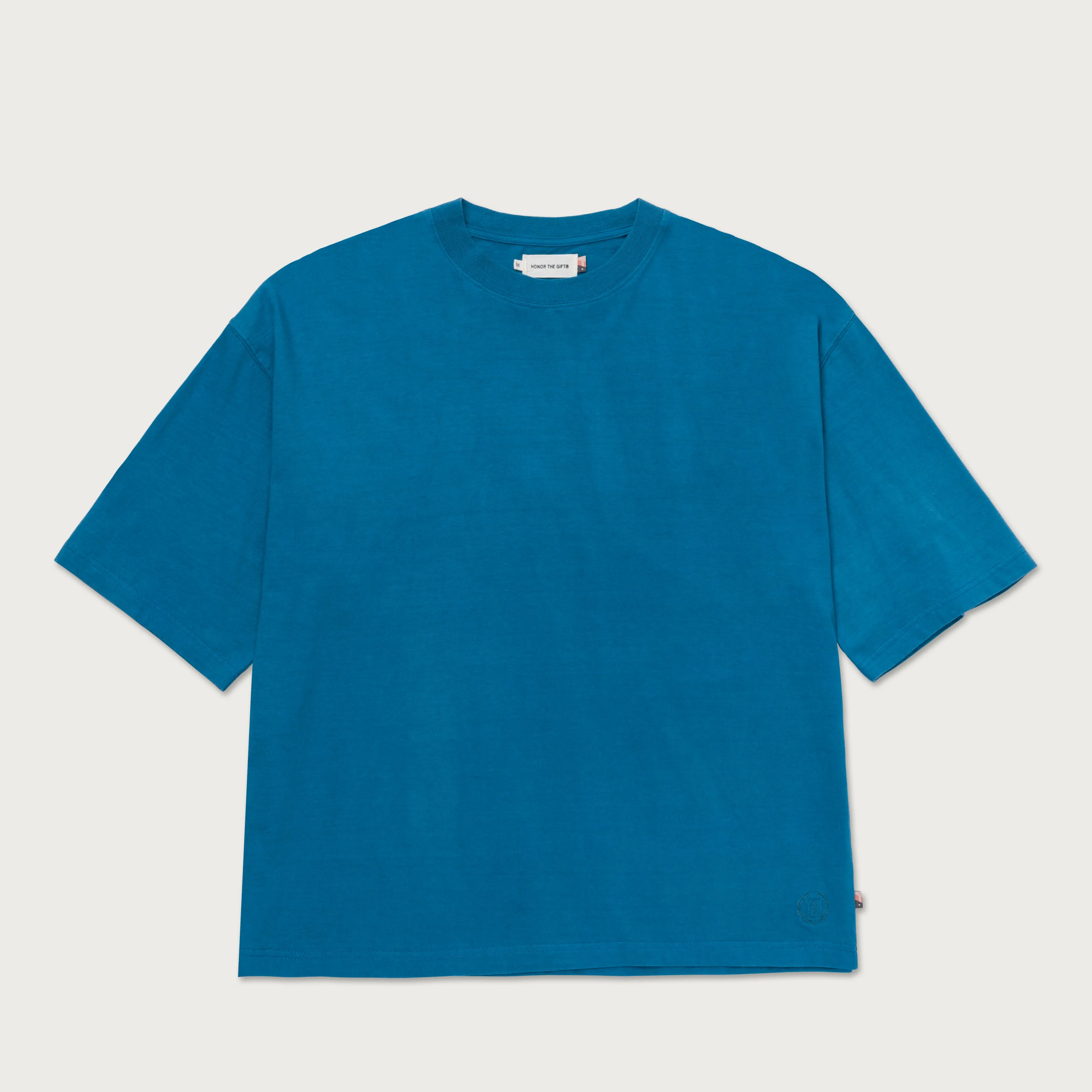 Crest Logo Box Tee - Blue sold by Honor the Gift