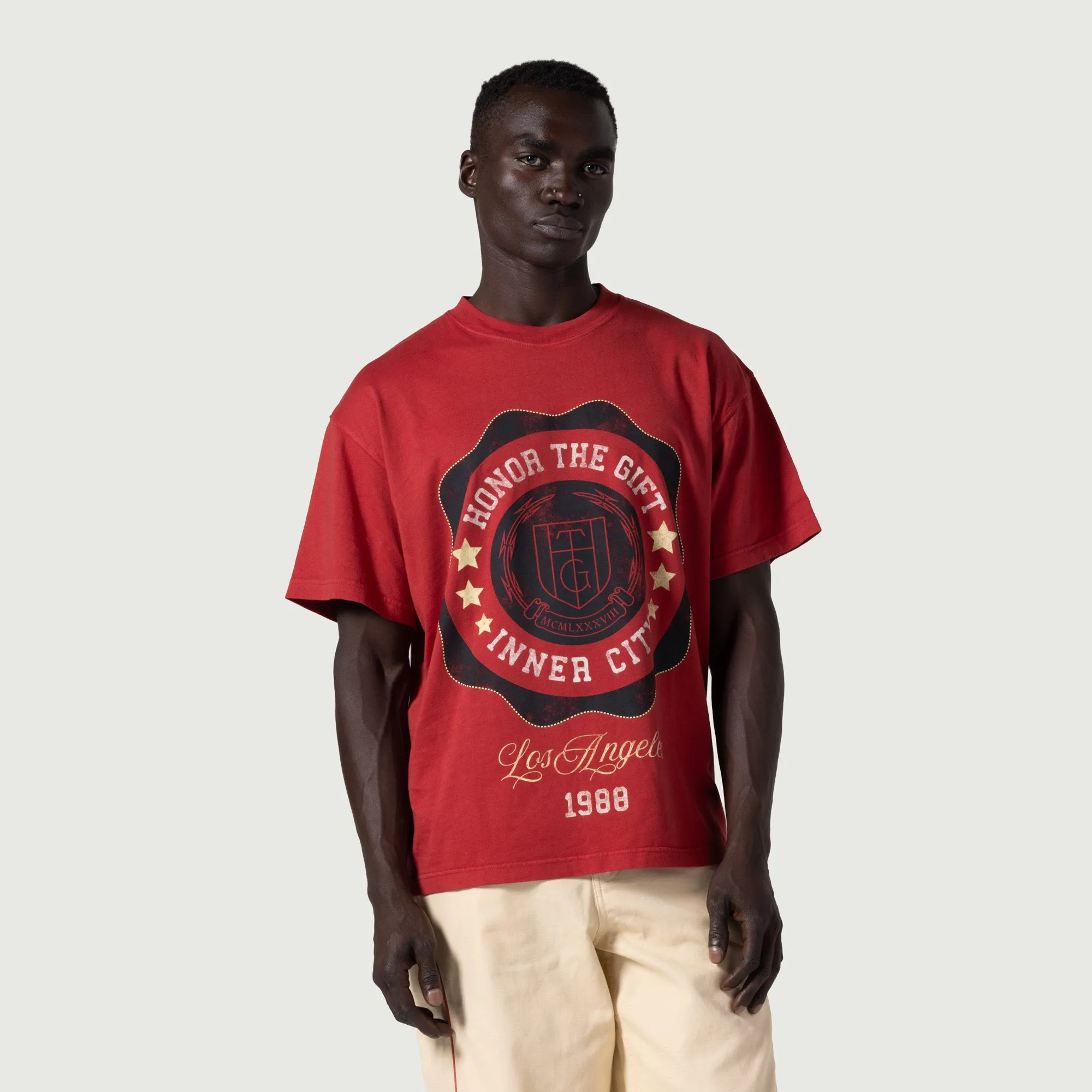 HTG® Seal Logo T-Shirt - Brick sold by Honor the Gift product image thumbnail 5