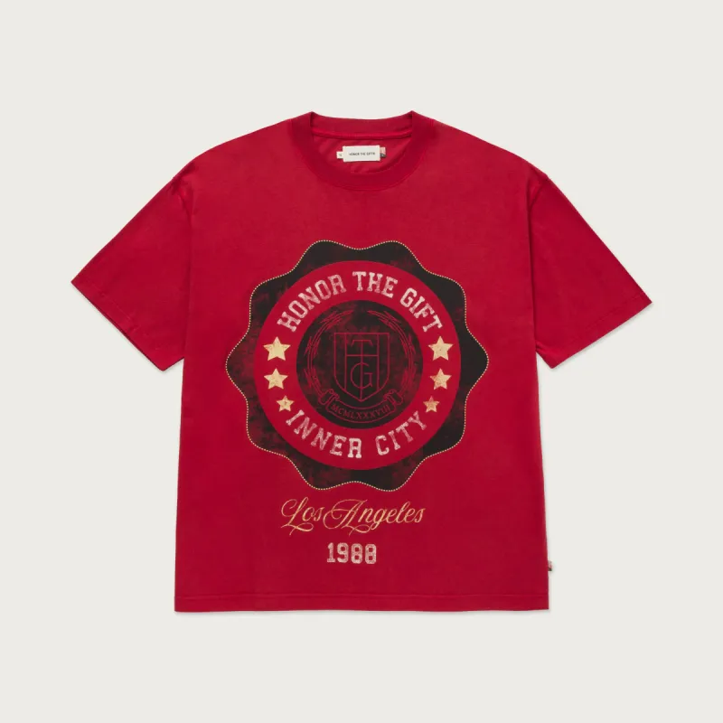 HTG® Seal Logo T-Shirt - Brick sold by Honor the Gift