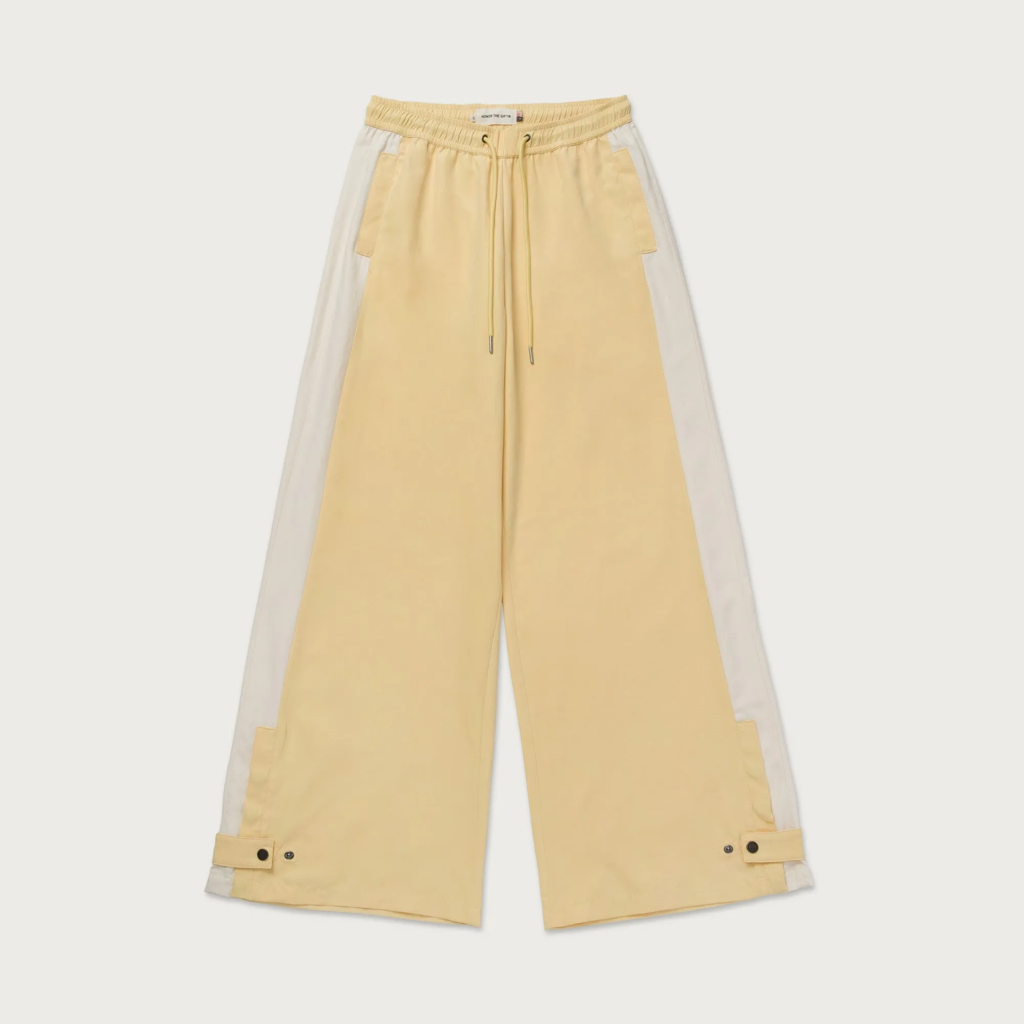 Womens Wide Leg Track Pant - Yellow sold by Honor the Gift