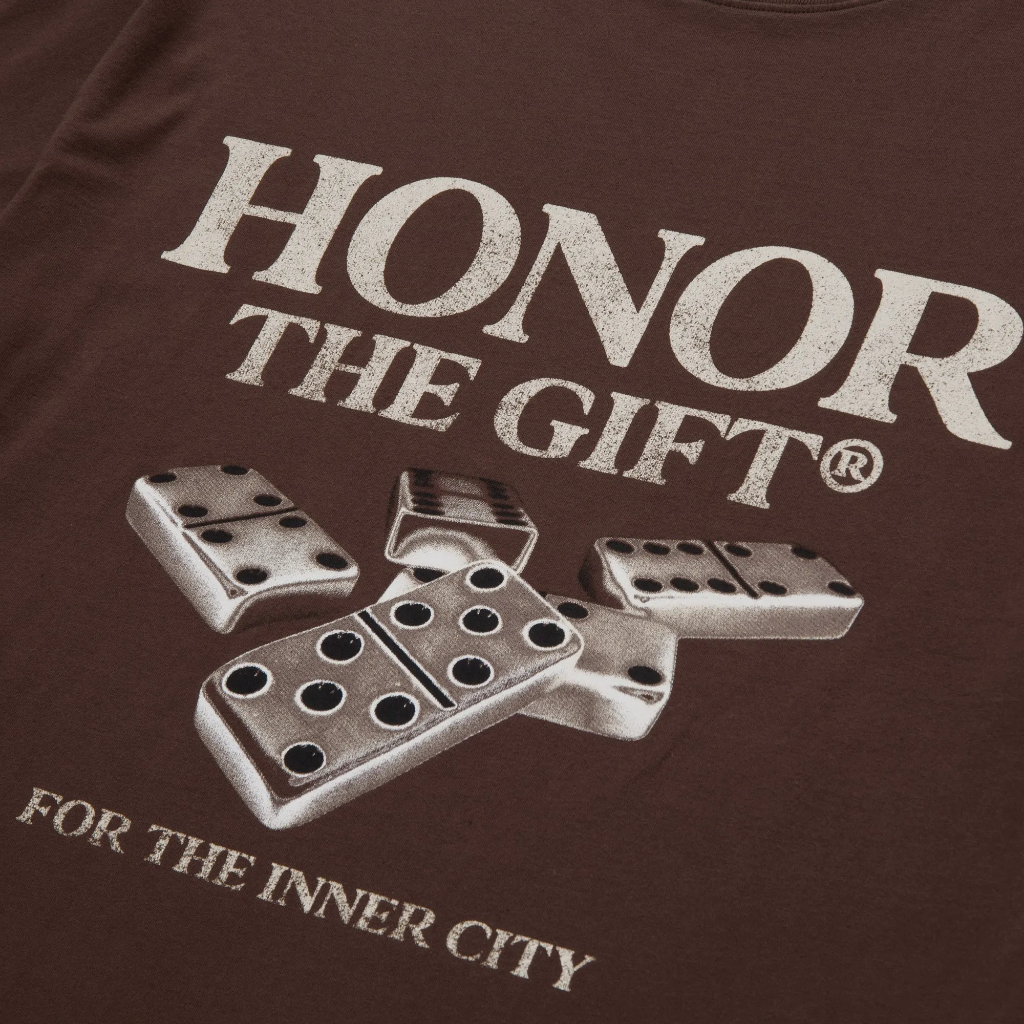 Dominos T-Shirt - Brown sold by Honor the Gift product image thumbnail 3