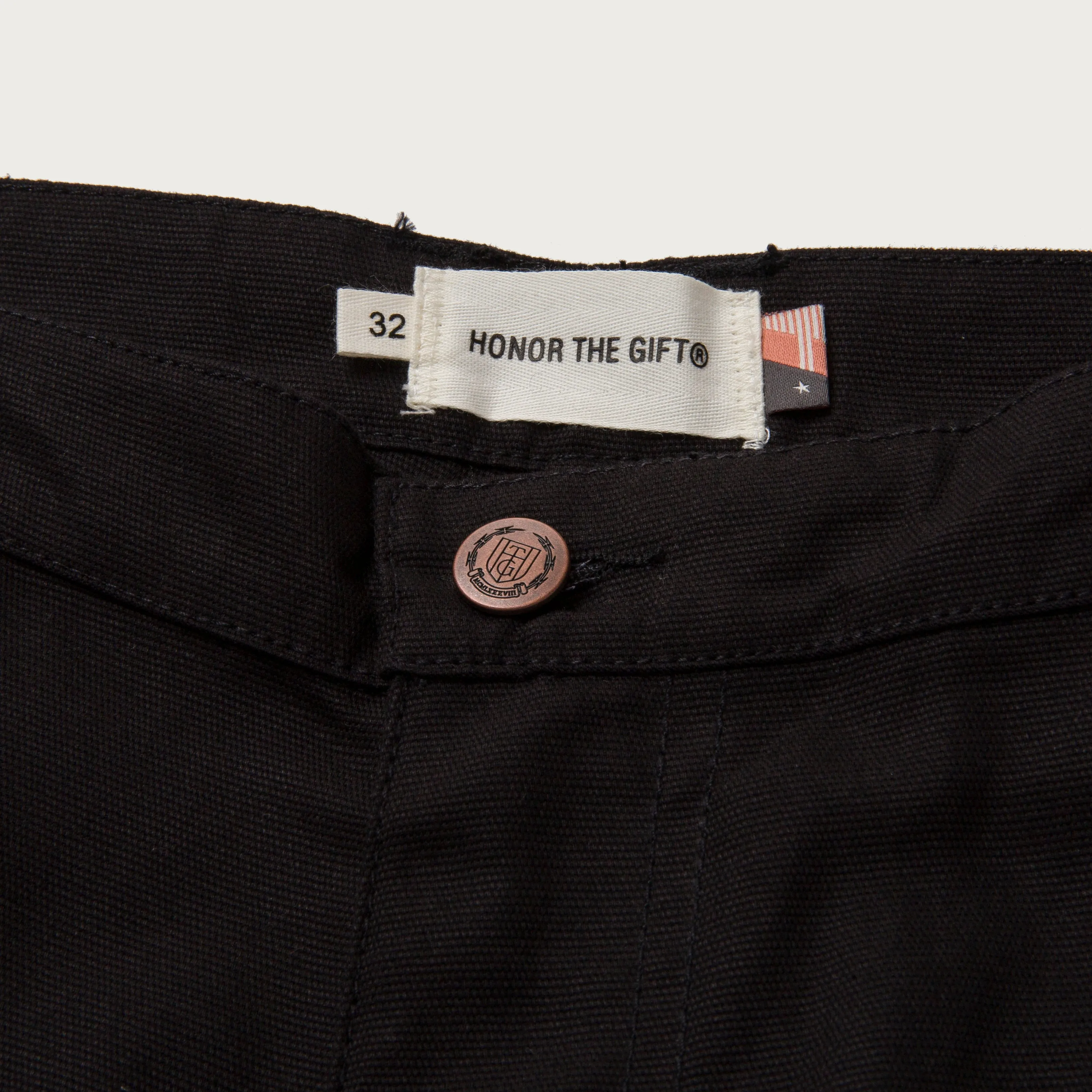 Canvas Piping Pant - Black sold by Honor the Gift product image thumbnail 2