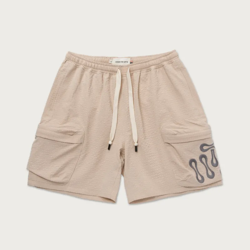 Cargo Short - Tan sold by Honor the Gift