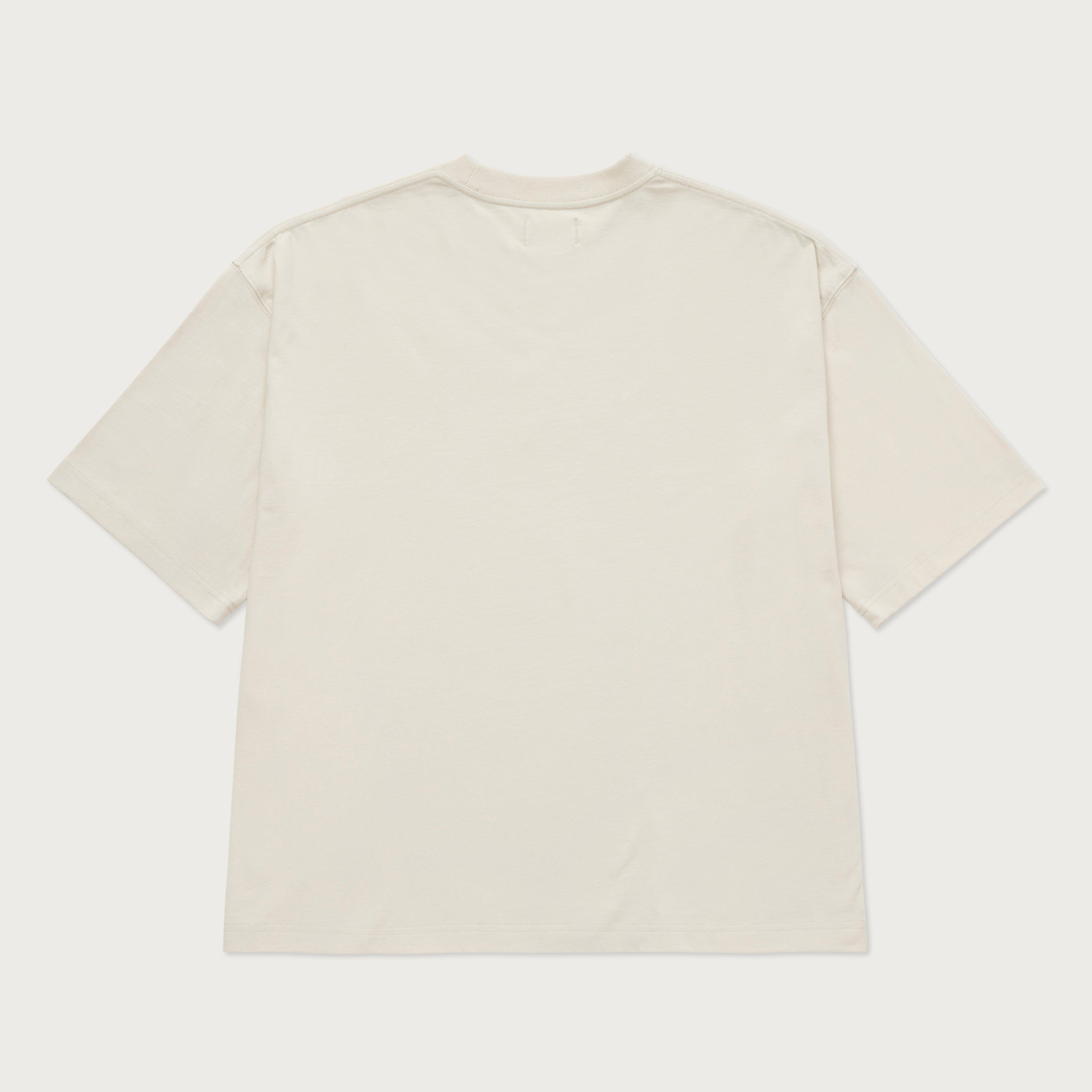 H Stamp Box T-Shirt - Bone sold by Honor the Gift product image thumbnail 2