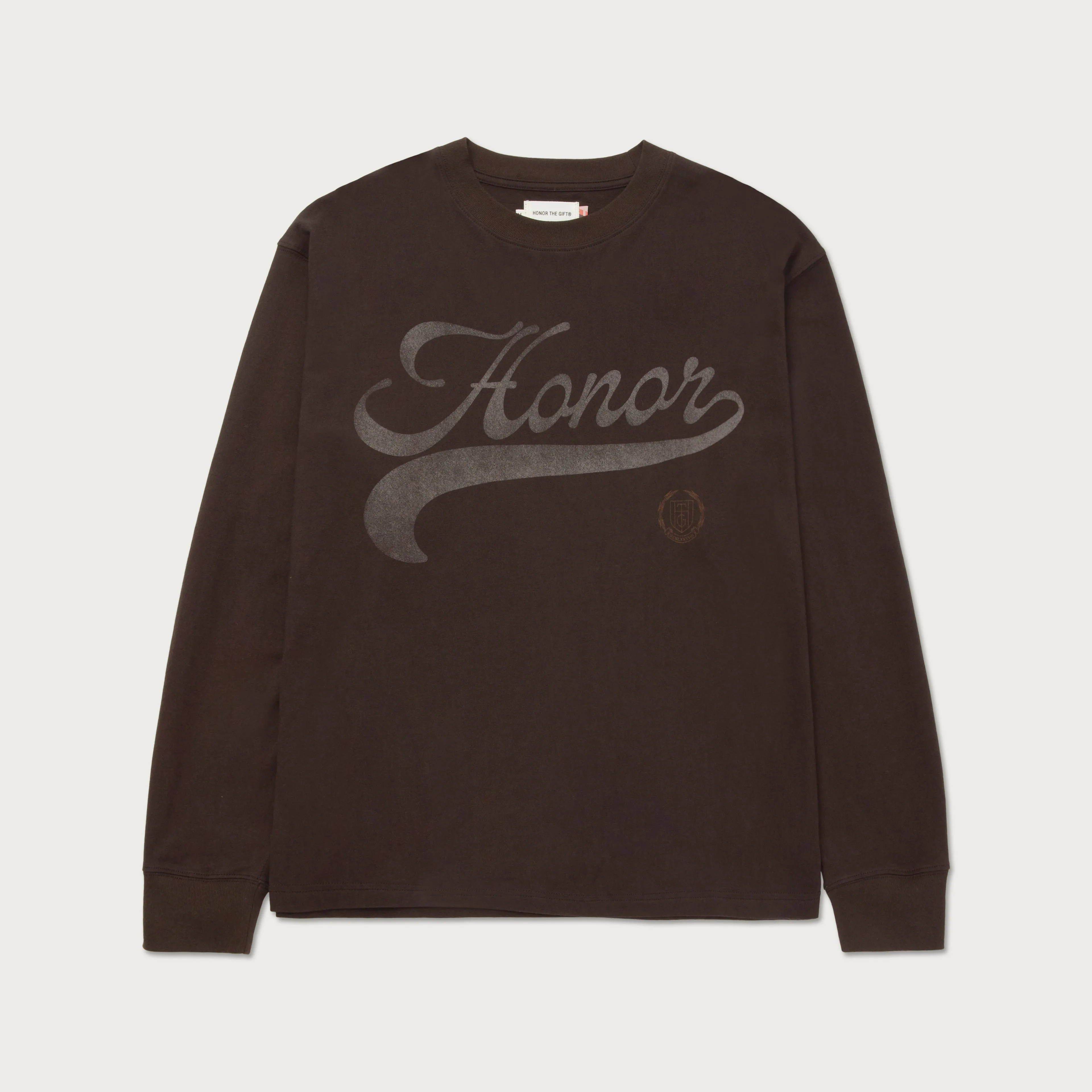 Holiday Script L/S T-Shirt - Black sold by Honor the Gift