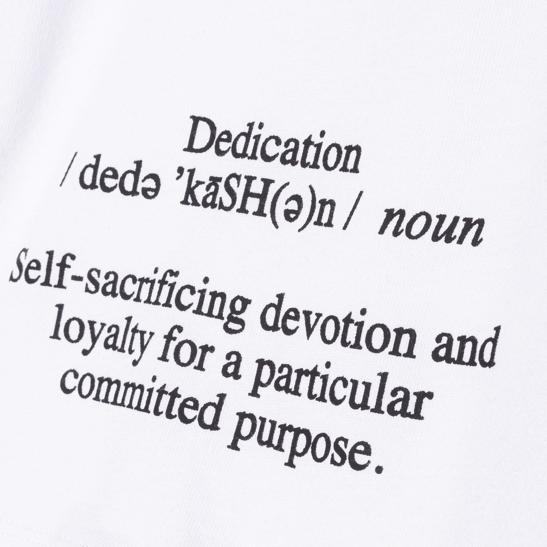 Womens Dedication T-Shirt - White sold by Honor the Gift product image thumbnail 5