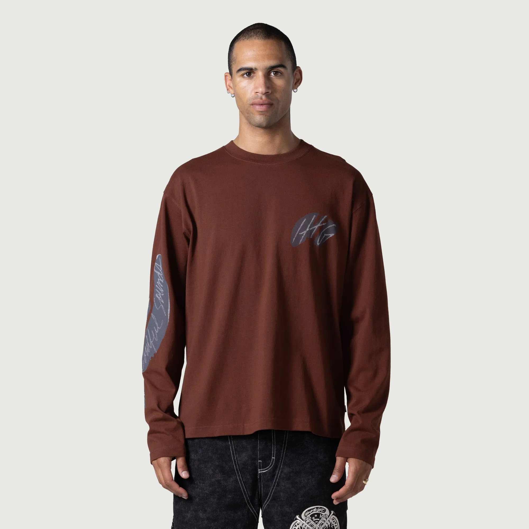 LS Music Collage Tee - Brown sold by Honor the Gift product image thumbnail 3