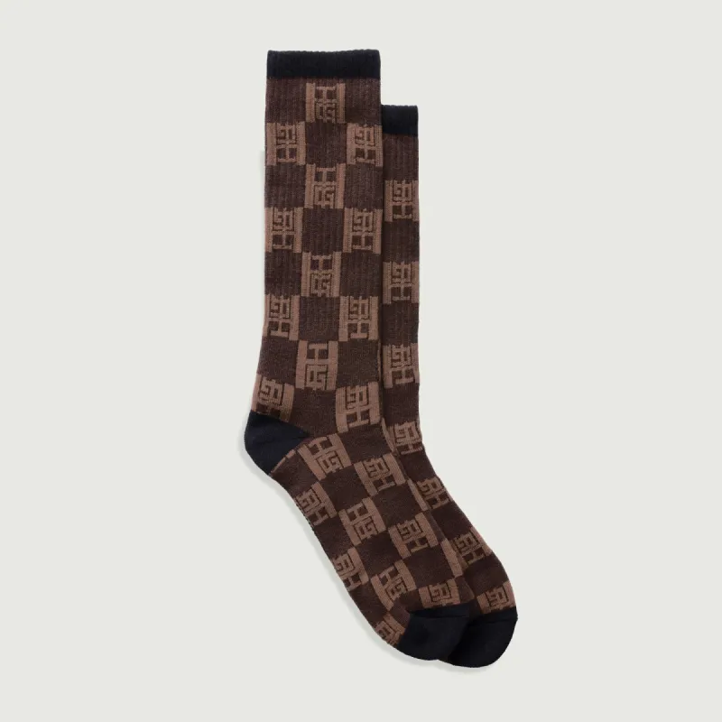 Monogram Ribbed Sock sold by Honor the Gift