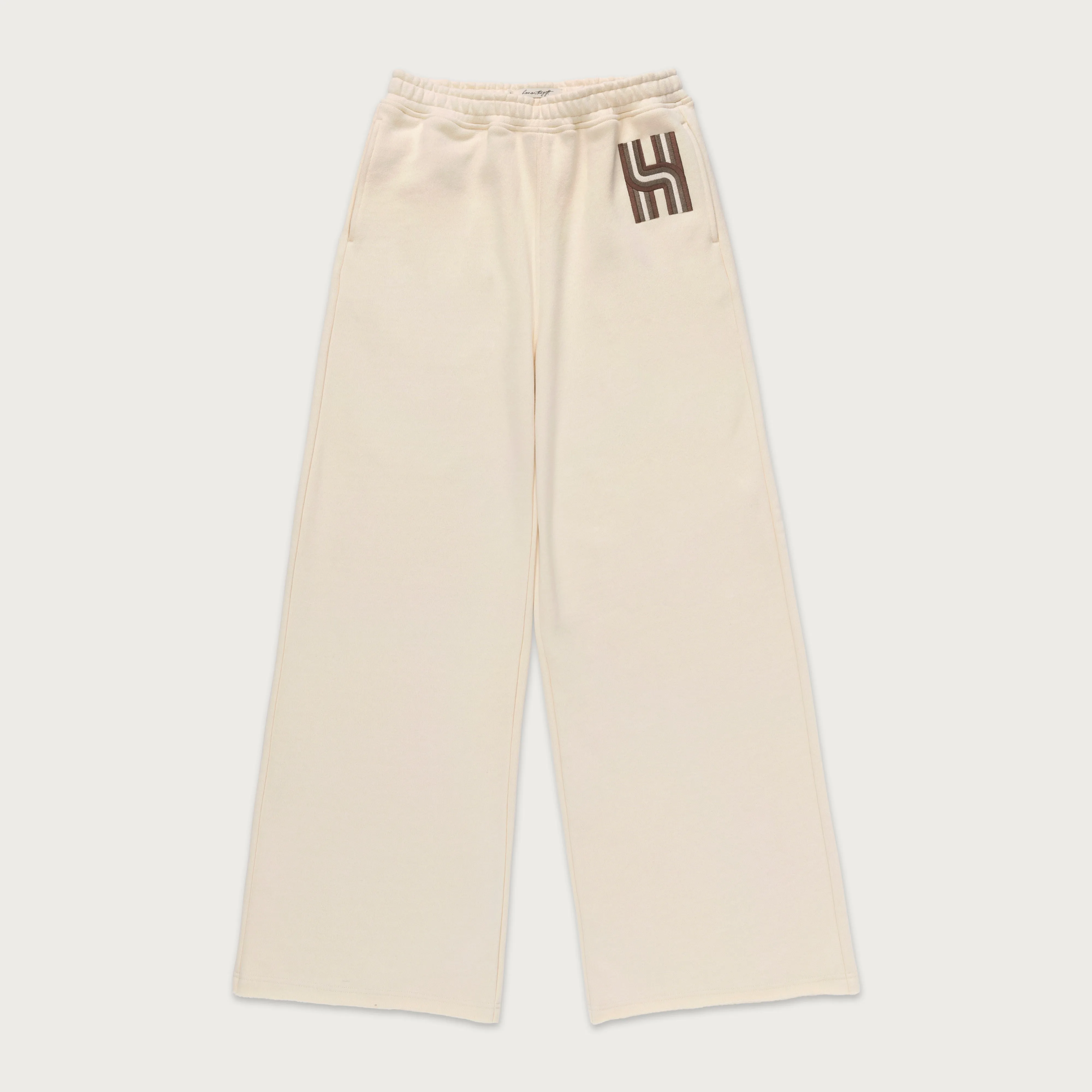 Womens Wide Leg Sweat Pant - Cream sold by Honor the Gift