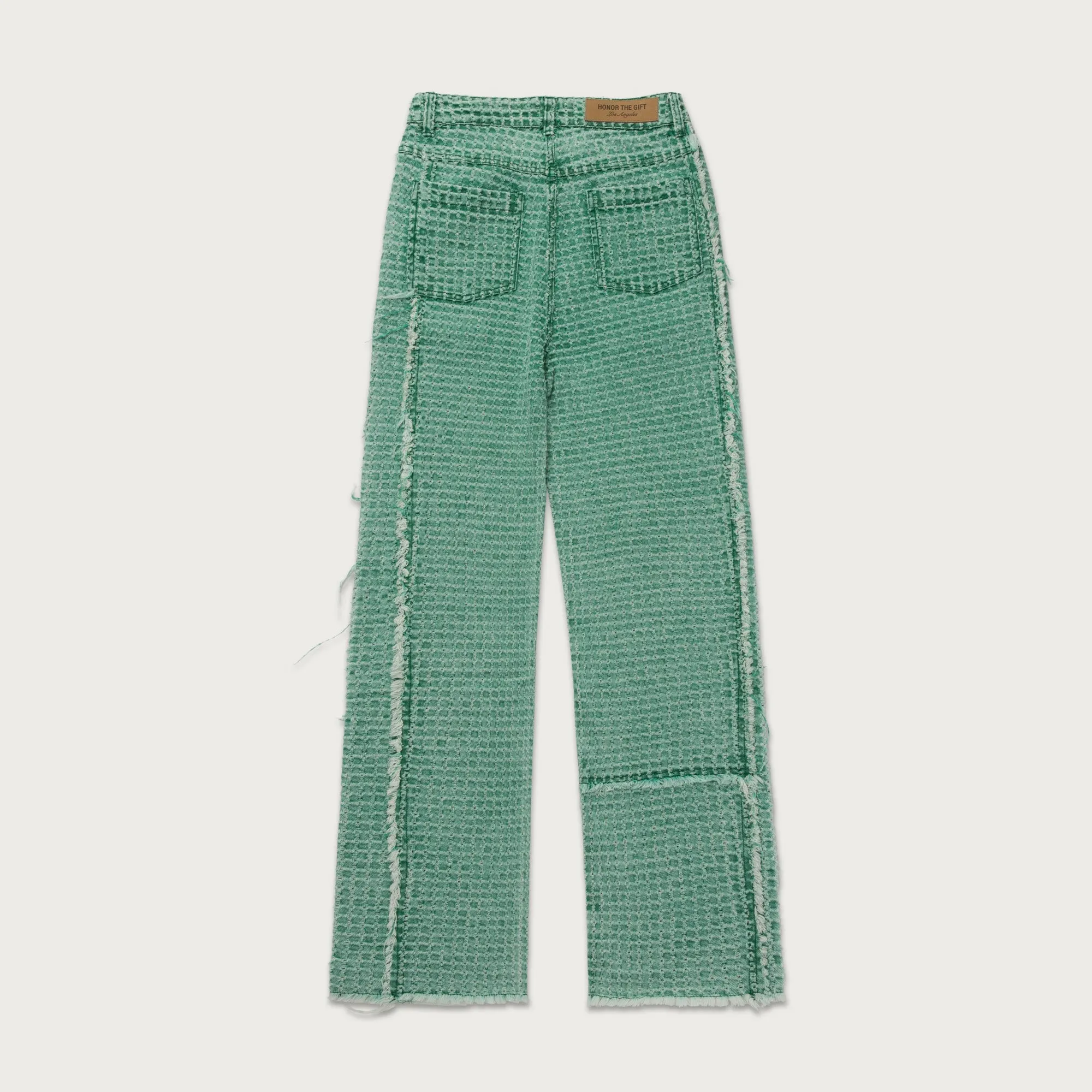 Womens Novelty Denim Pant - Teal sold by Honor the Gift product image thumbnail 2