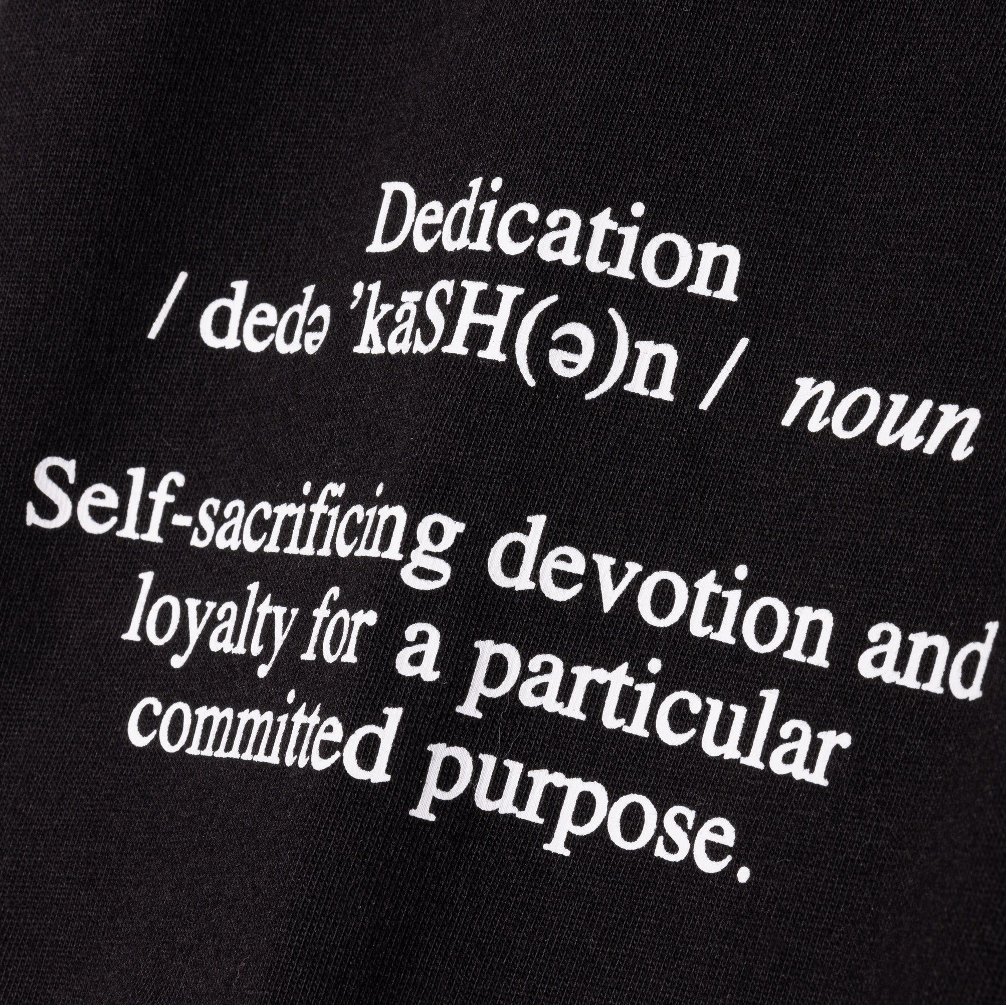 Womens Dedication T-Shirt - Black sold by Honor the Gift product image thumbnail 4