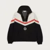 Brushed Poly Track Anorak Jacket - Black sold by Honor the Gift