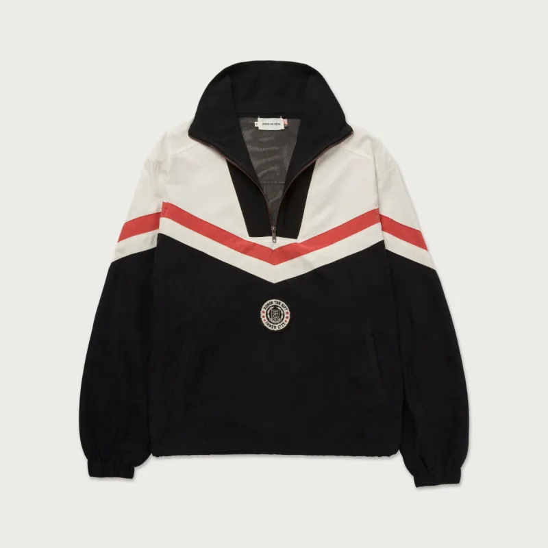 Brushed Poly Track Anorak Jacket - Black sold by Honor the Gift
