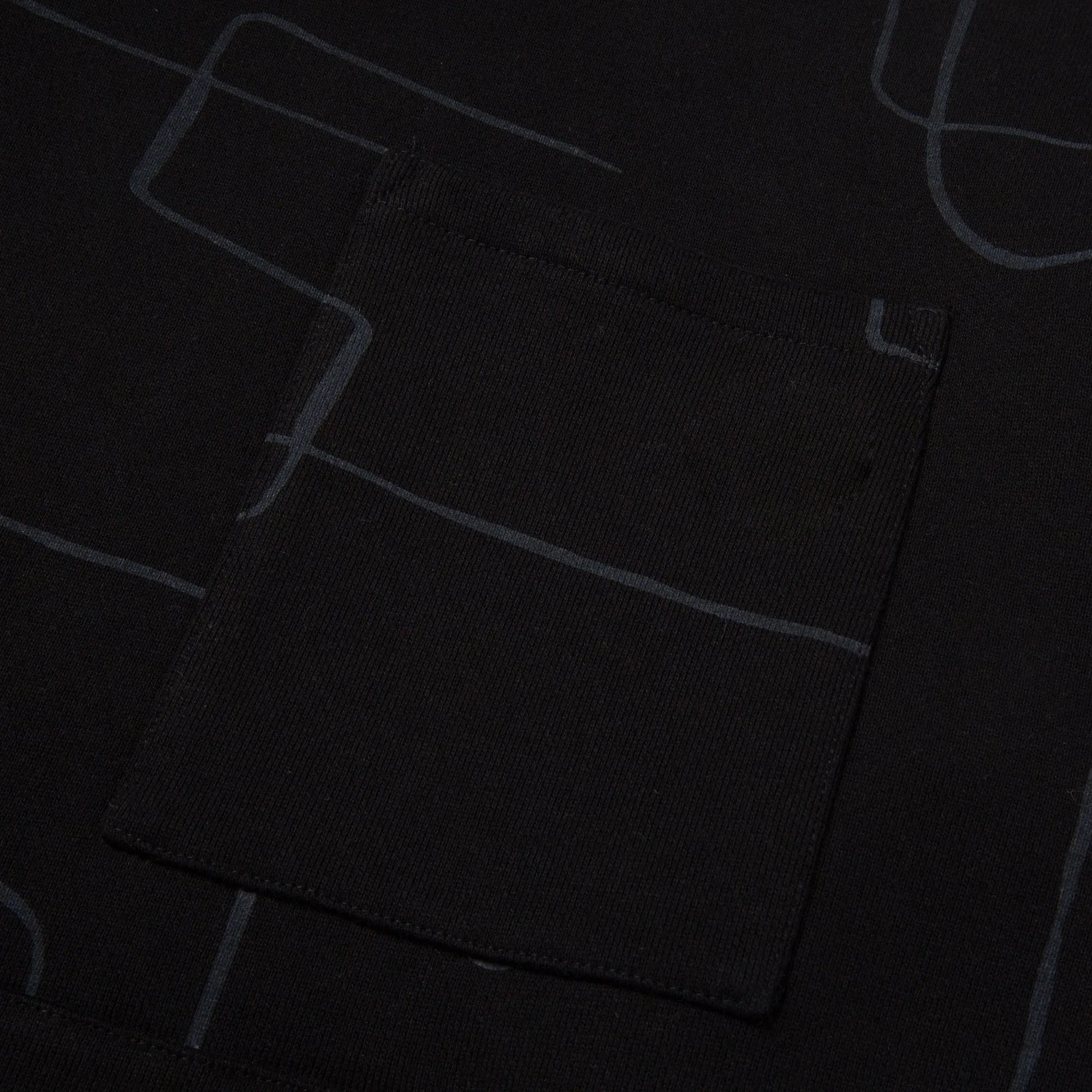 Novelty Printed Terry Hoodie - Black sold by Honor the Gift product image thumbnail 5