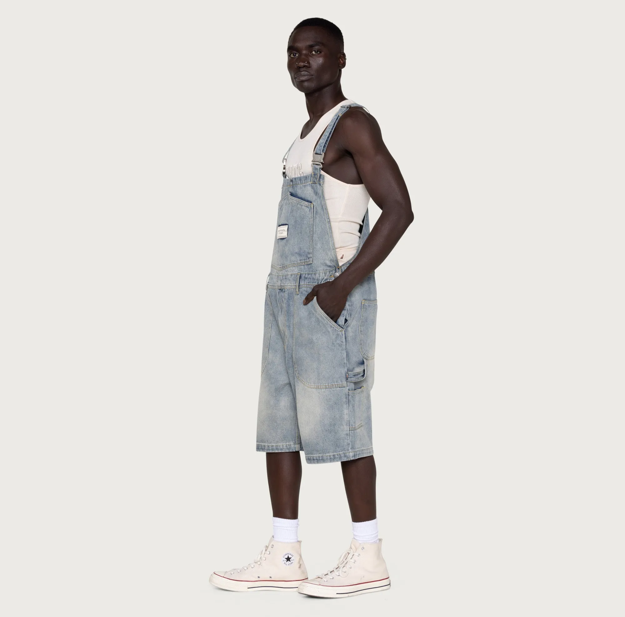 Overall Short - Indigo sold by Honor the Gift product image thumbnail 3