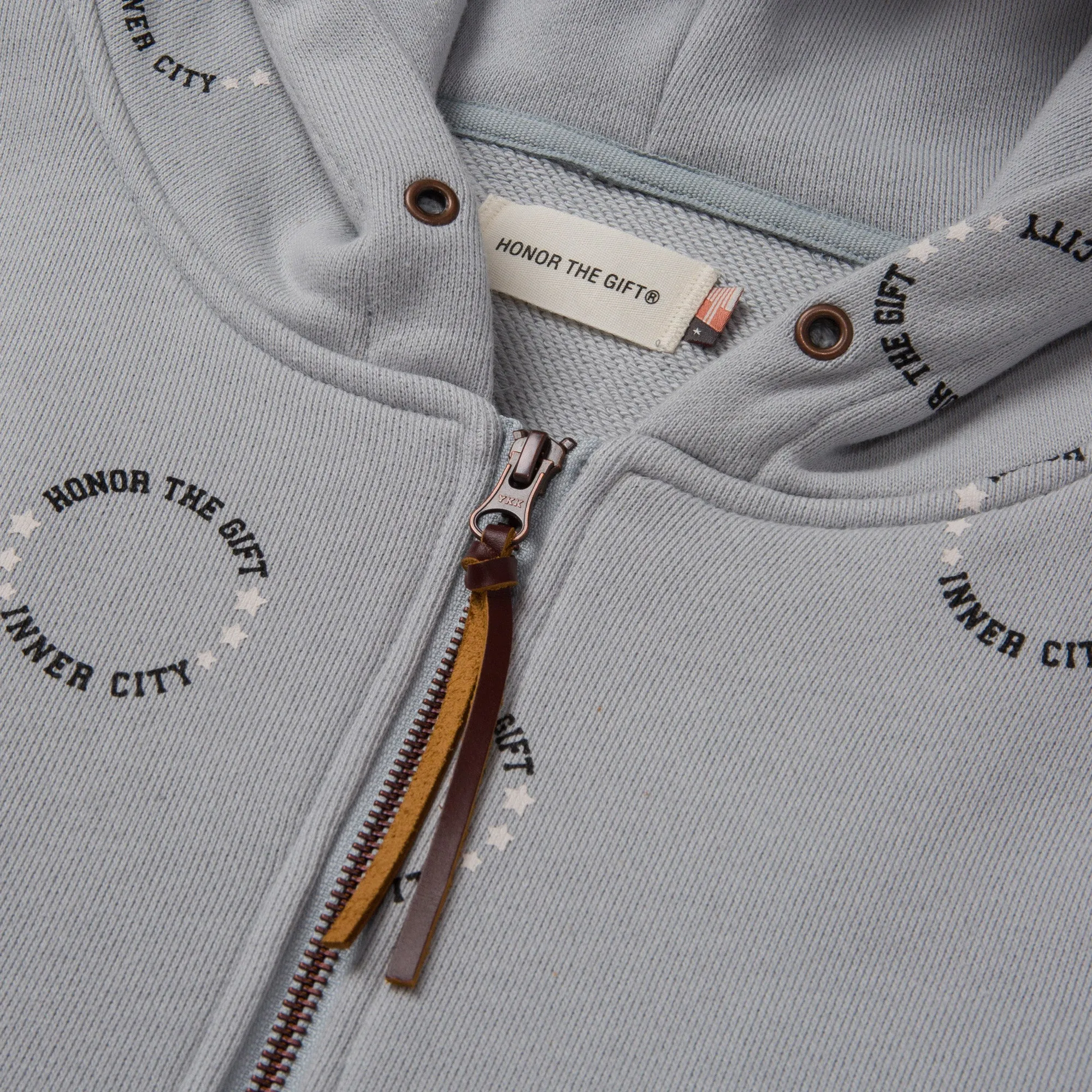 HTG® Zip Up Hoodie - Stone sold by Honor the Gift product image thumbnail 4