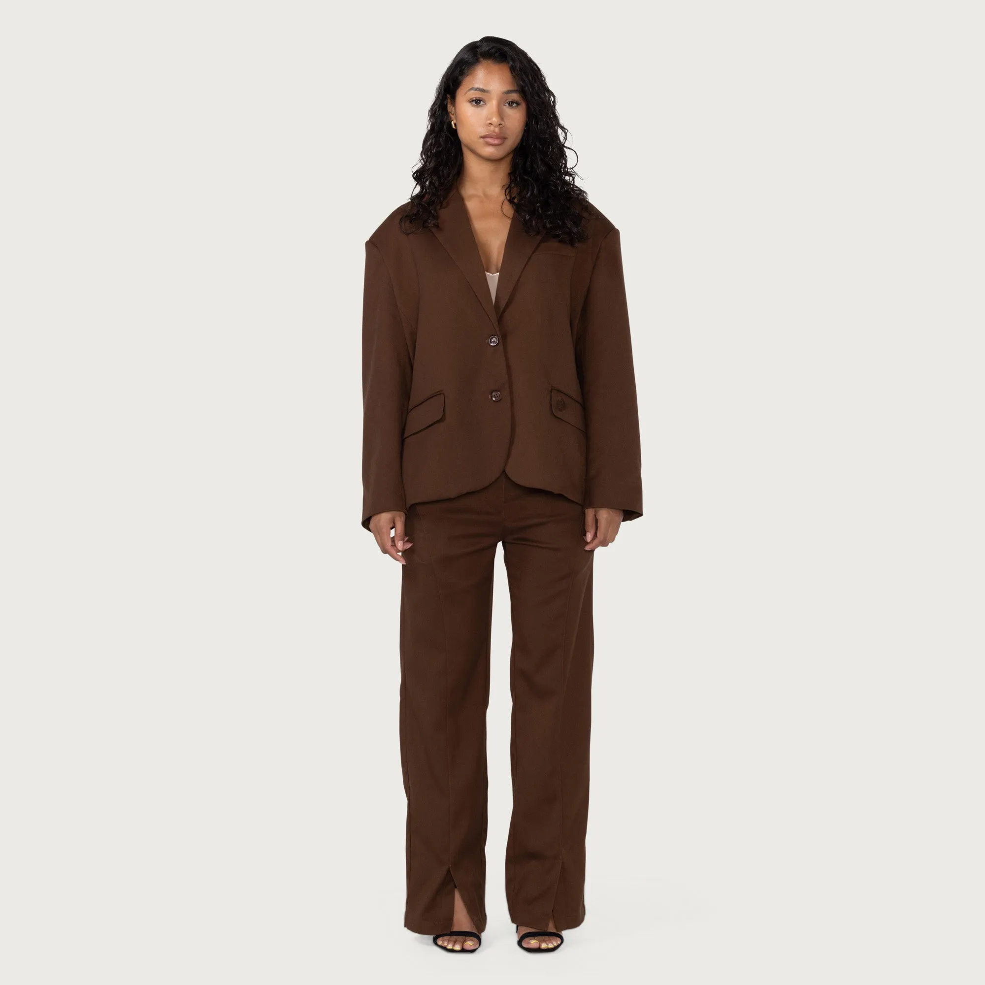 Womens Wool Pant - Brown sold by Honor the Gift product image thumbnail 3