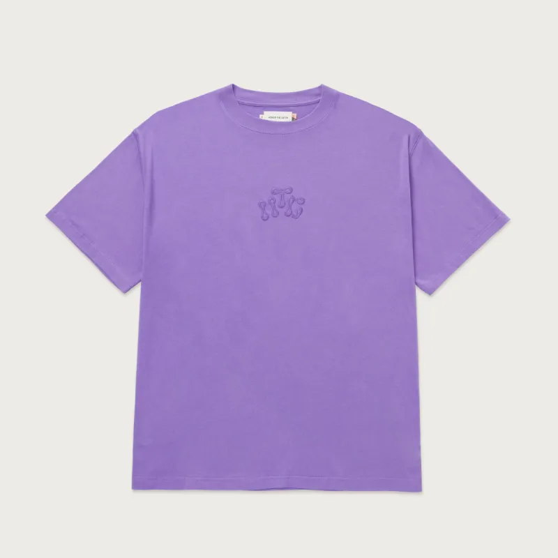 HTG® Embroidery Logo T-Shirt - Purple sold by Honor the Gift