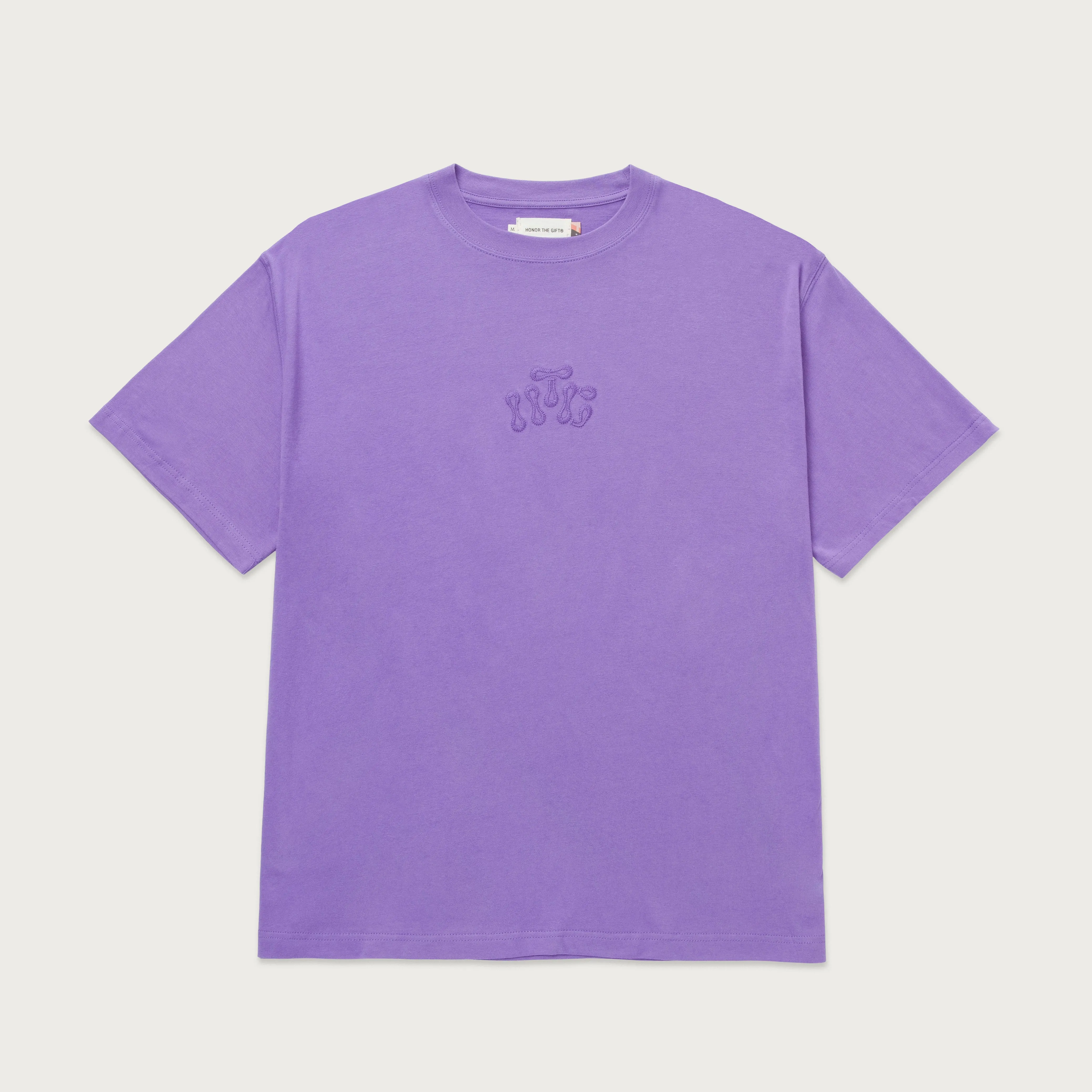 HTG® Embroidery Logo T-Shirt - Purple sold by Honor the Gift