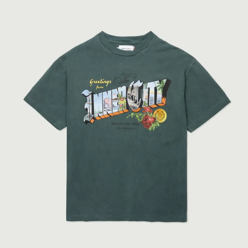 Greetings 2.0 T-Shirt - Green sold by Honor the Gift