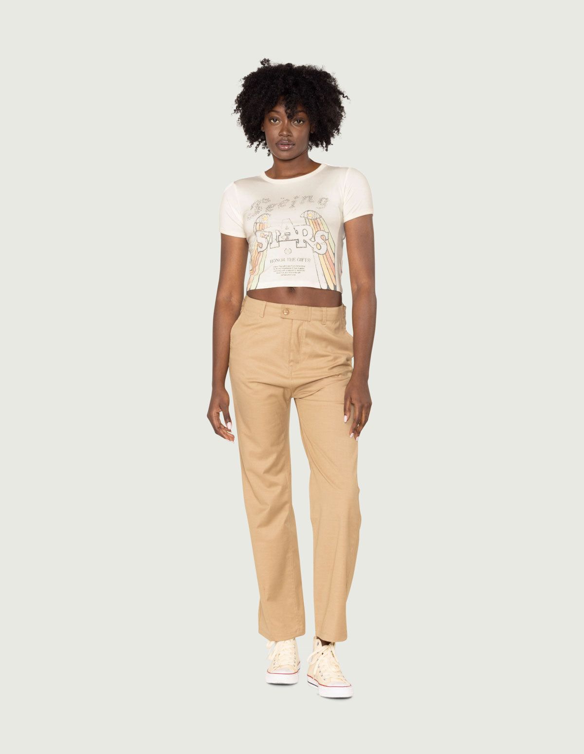 Women's Seeing Stars T-Shirt - Cream sold by Honor the Gift product image thumbnail 3