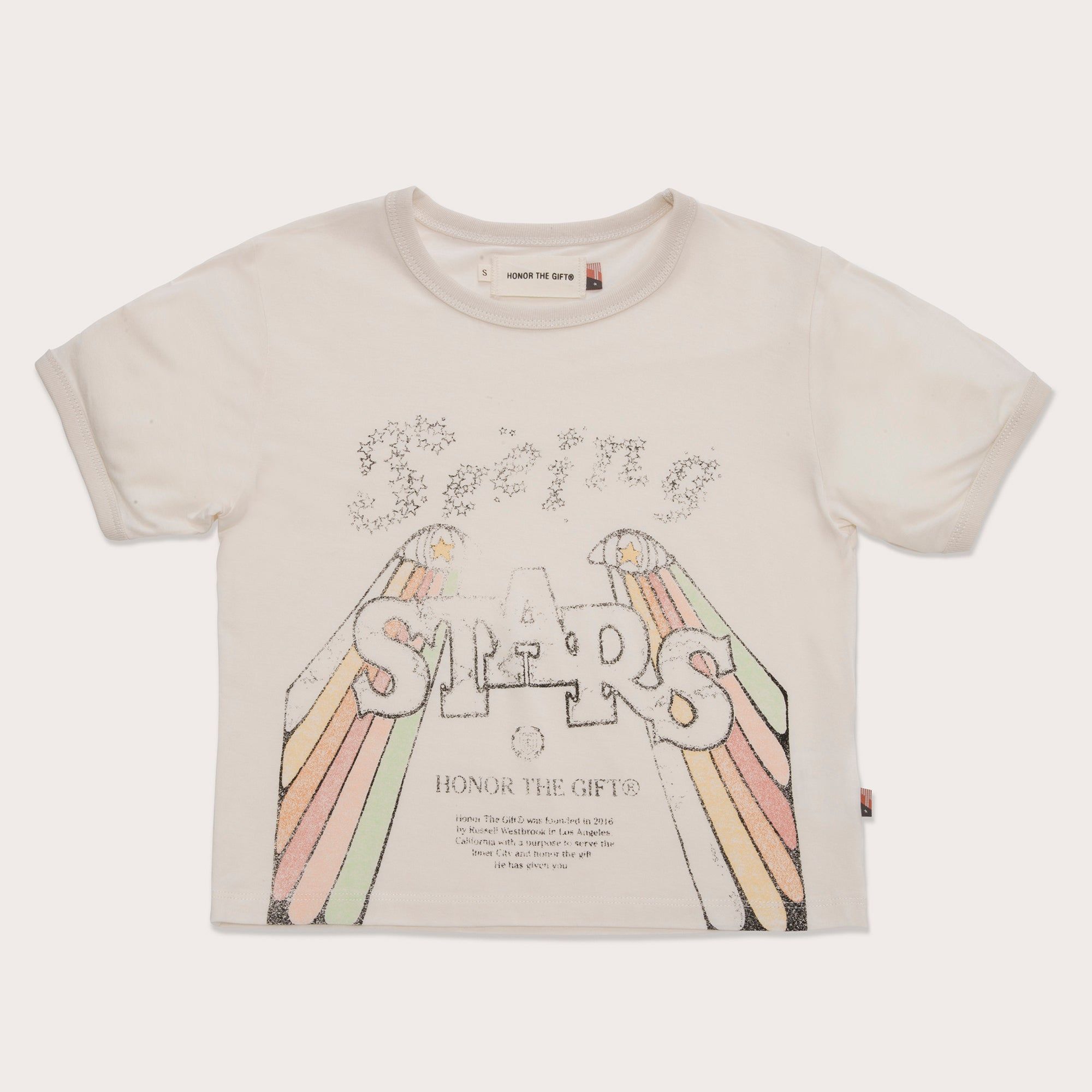 Women's Seeing Stars T-Shirt - Cream sold by Honor the Gift