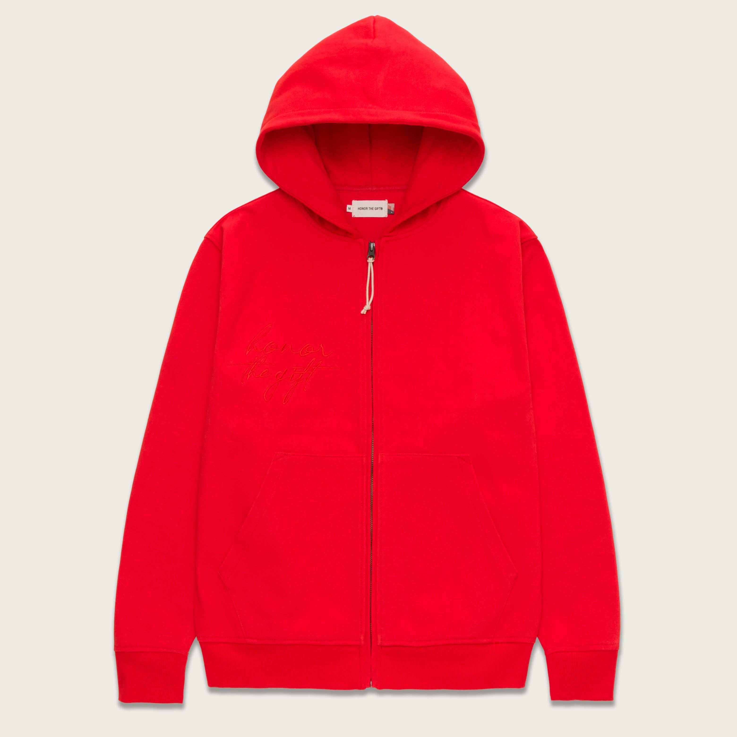 Full Zip Truth Hoodie - Orange sold by Honor the Gift