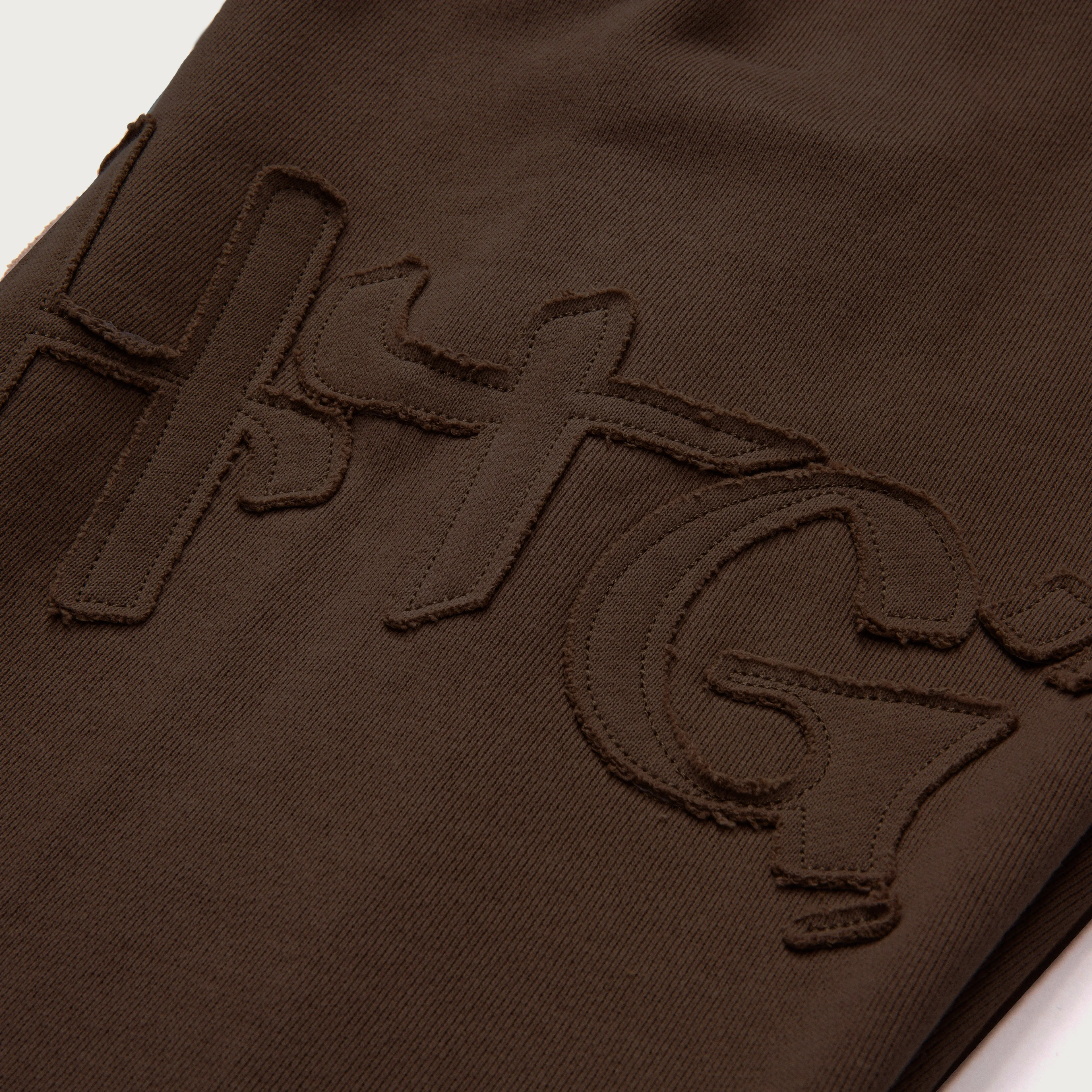 Script Embroidered Sweats - Brown sold by Honor the Gift product image thumbnail 4