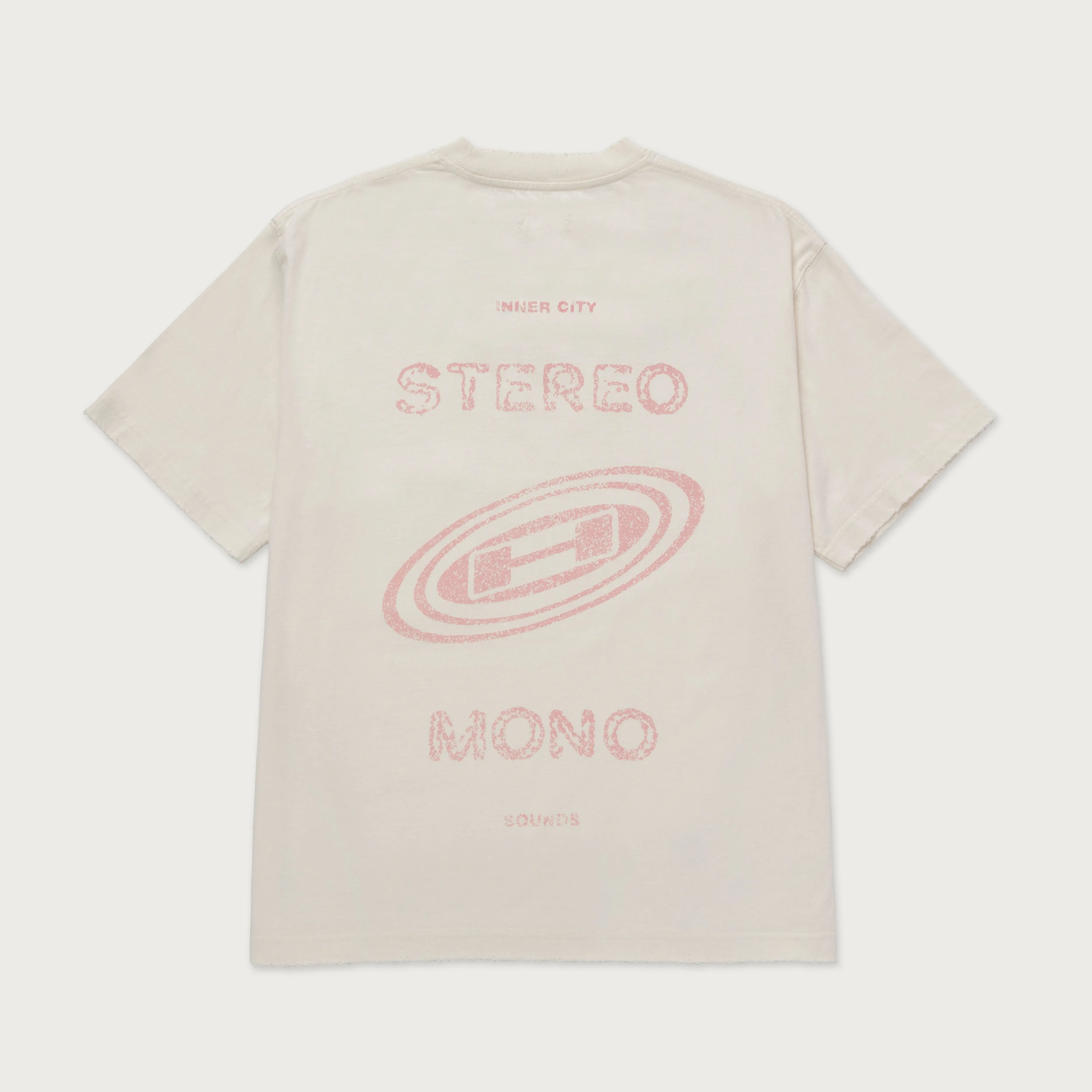 Stereo Mono Tee - Cream sold by Honor the Gift product image thumbnail 2