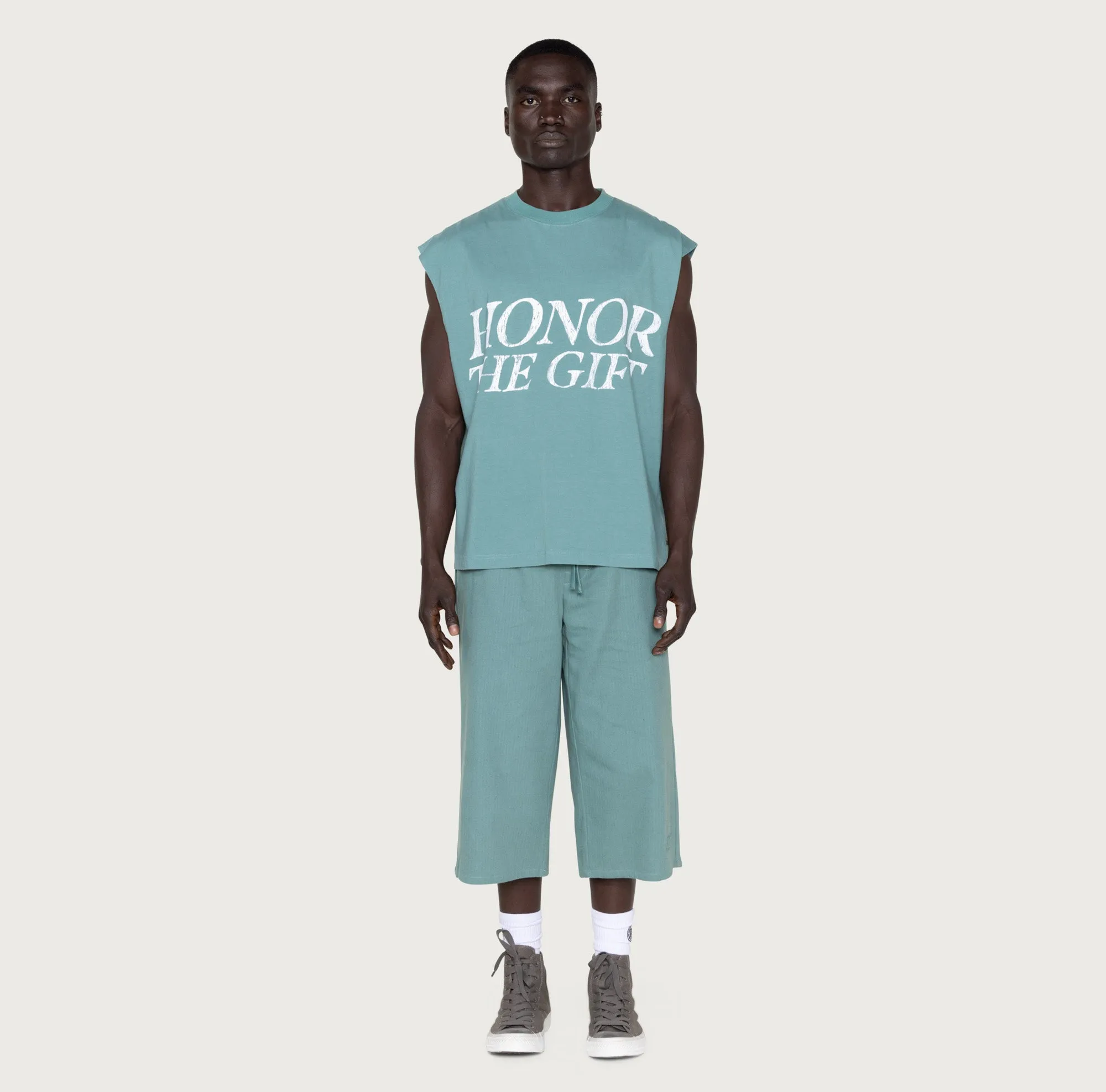 Herringbone Long Short - Teal sold by Honor the Gift product image thumbnail 3