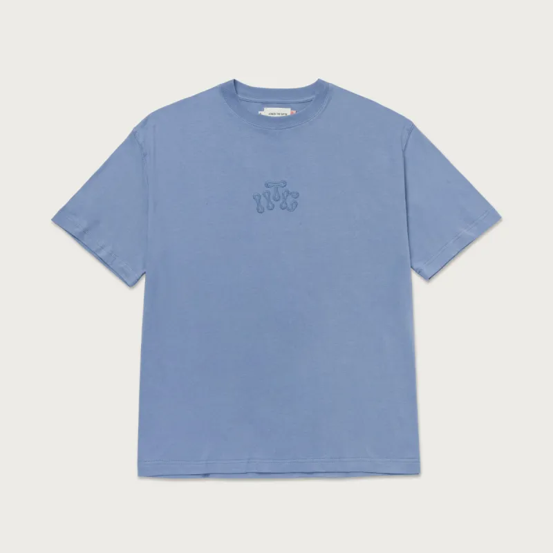 HTG® Embroidery Logo T-Shirt - Blue sold by Honor the Gift