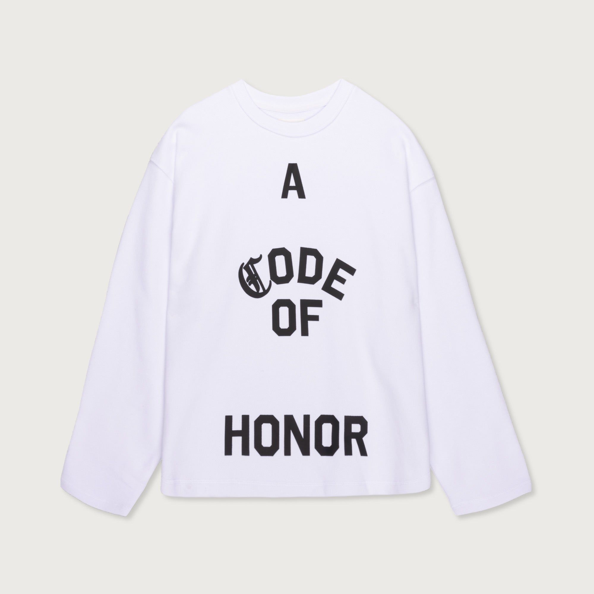 Honor Code Crewneck - White sold by Honor the Gift