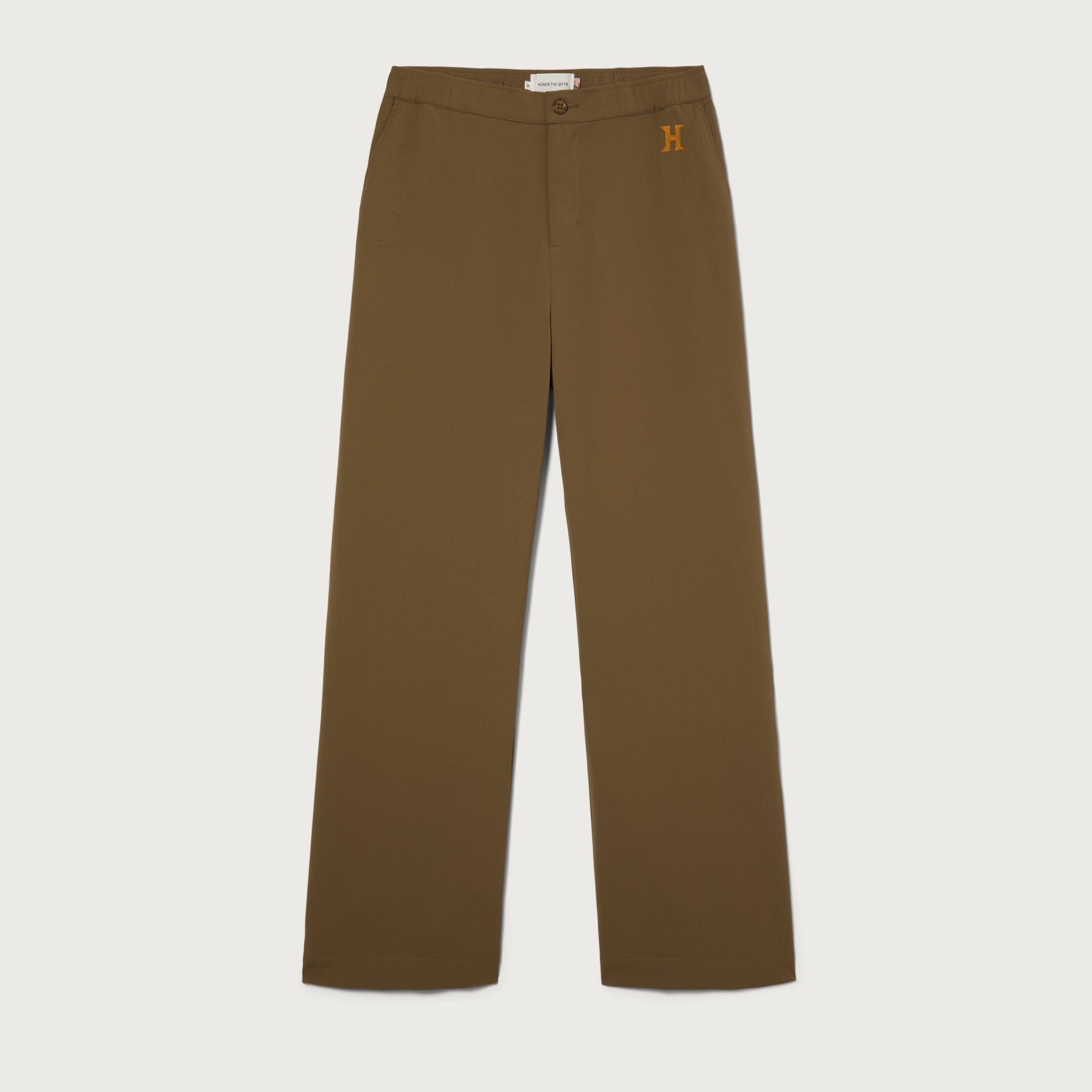 Womens Bell Trouser - Olive sold by Honor the Gift