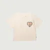Womens Honor Peace Love T-Shirt - Bone sold by Honor the Gift