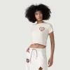 Womens Honor Peace Love T-Shirt - Bone sold by Honor the Gift