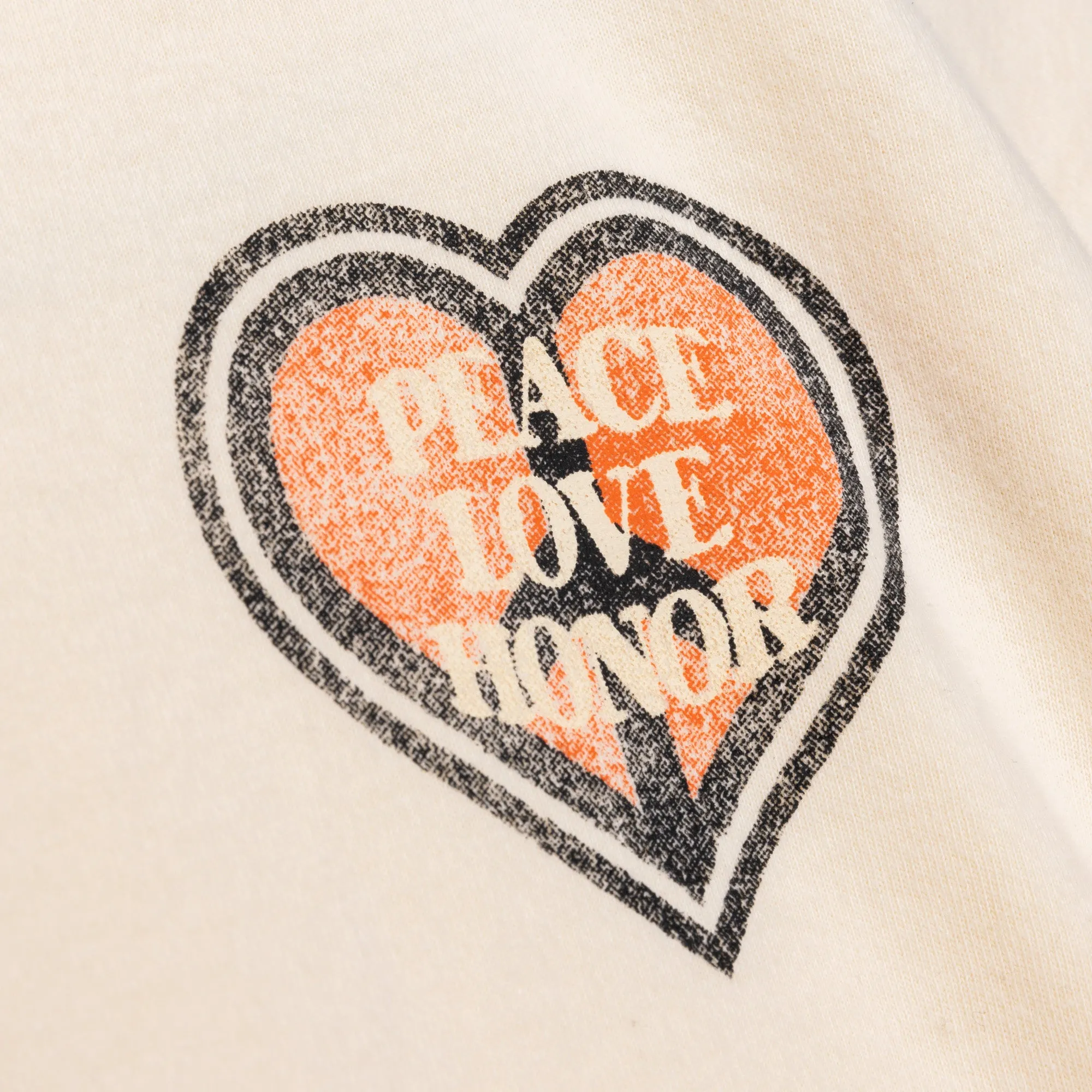 Womens Honor Peace Love T-Shirt - Bone sold by Honor the Gift product image thumbnail 3