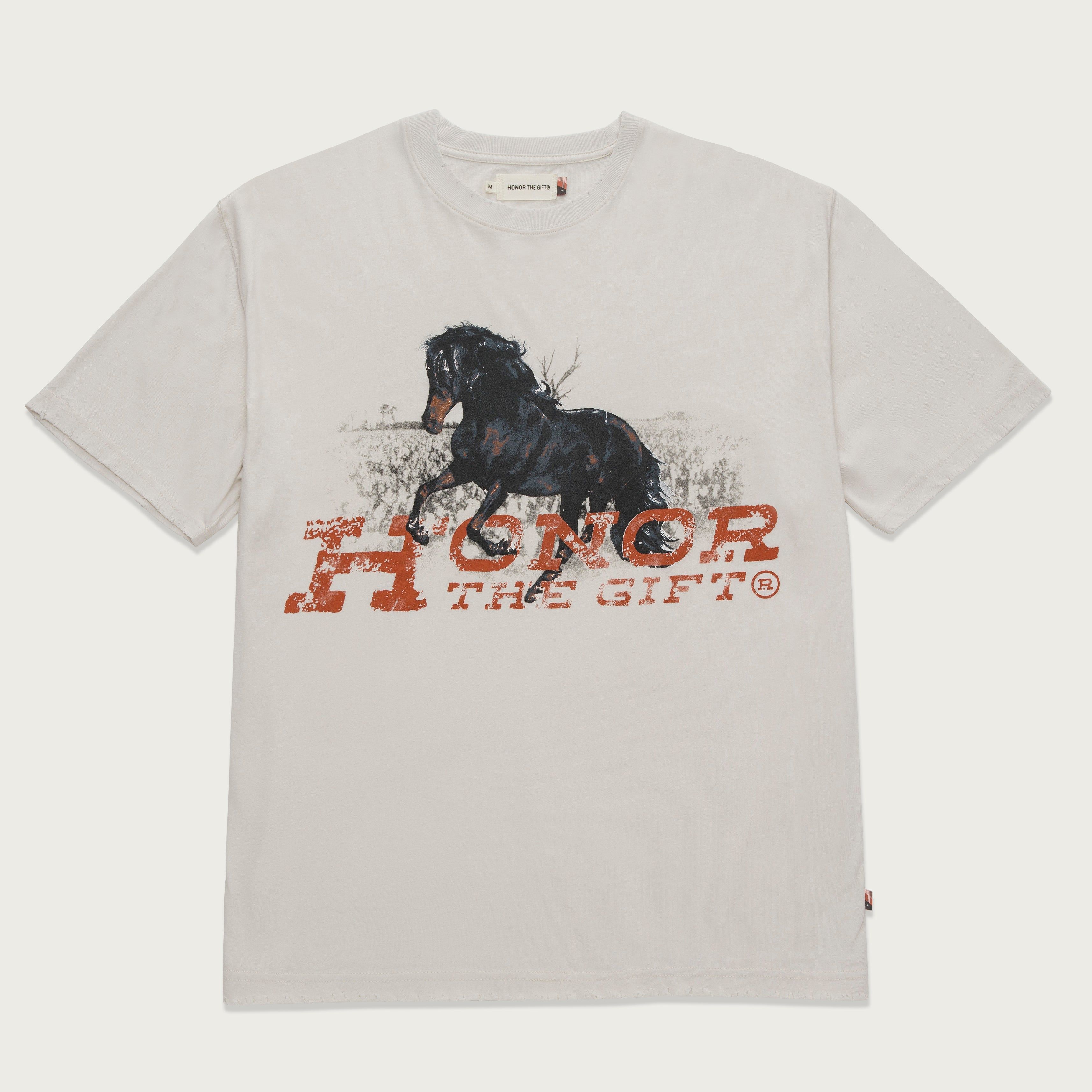 Work Horse T-Shirt - Sand sold by Honor the Gift