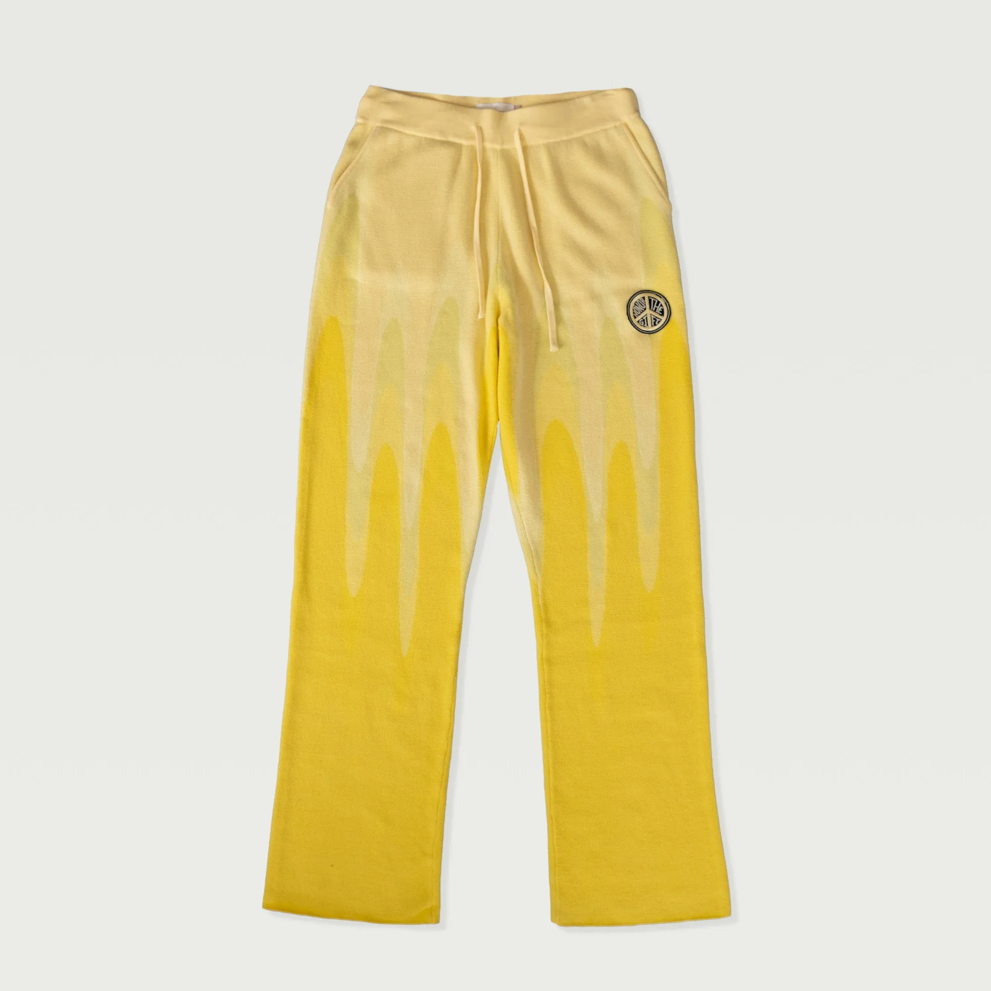 Jacquard Drip Pant - Yellow sold by Honor the Gift