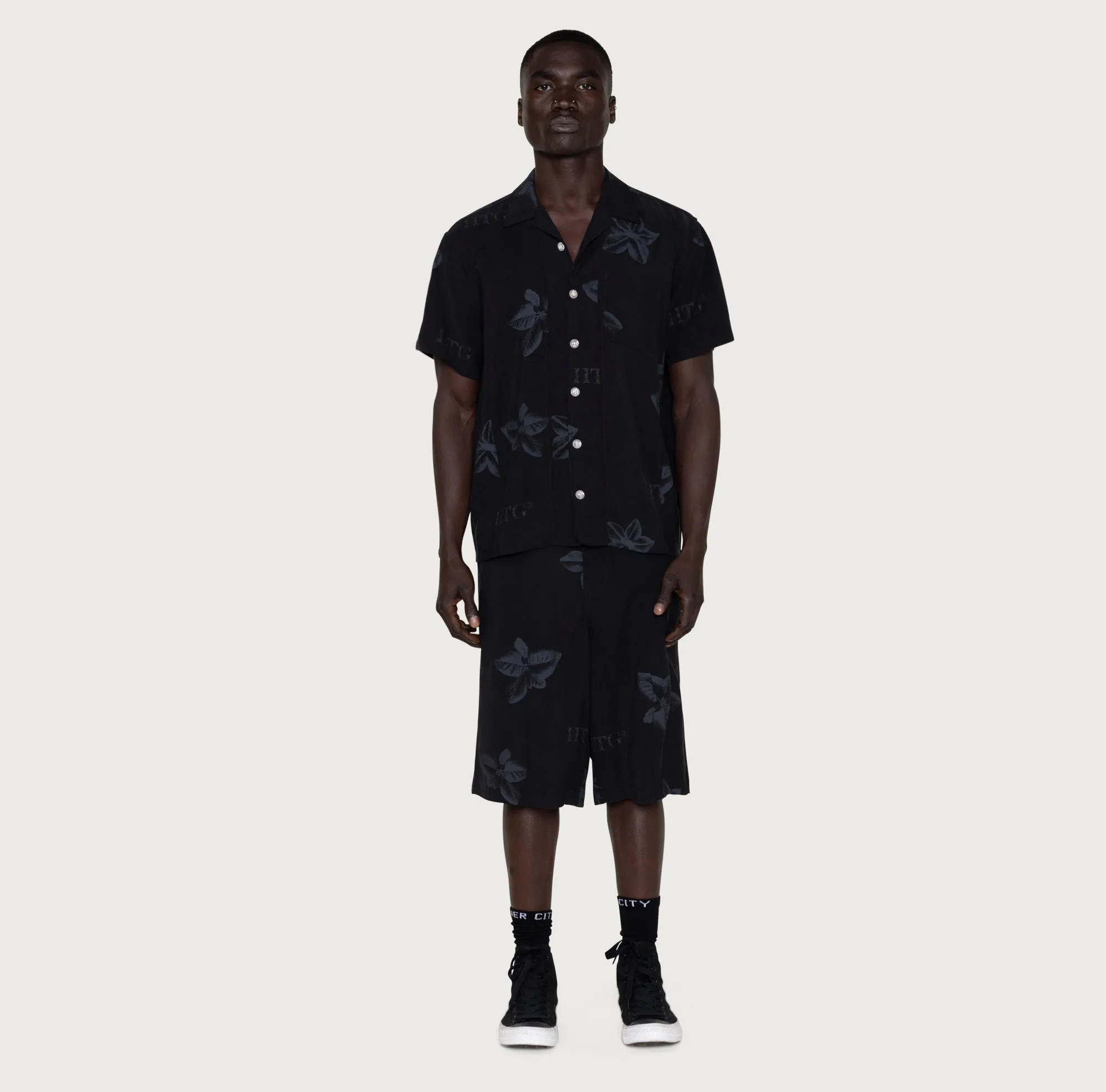 S/S Tobacco Woven Shirt - Black sold by Honor the Gift product image thumbnail 3