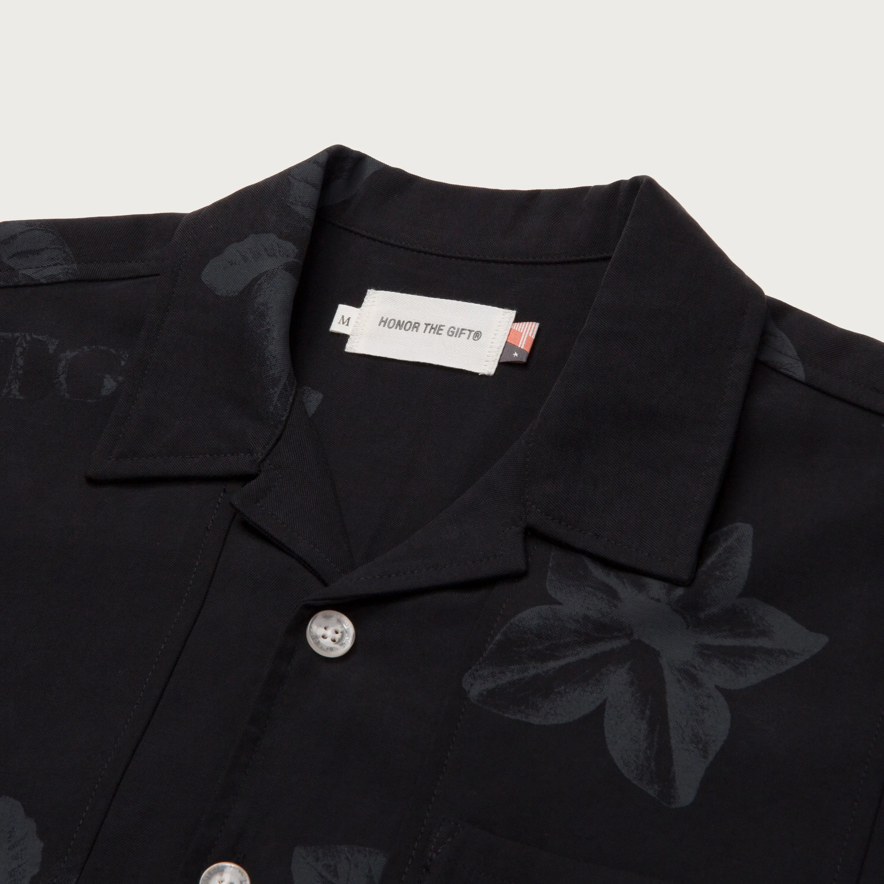 S/S Tobacco Woven Shirt - Black sold by Honor the Gift product image thumbnail 5