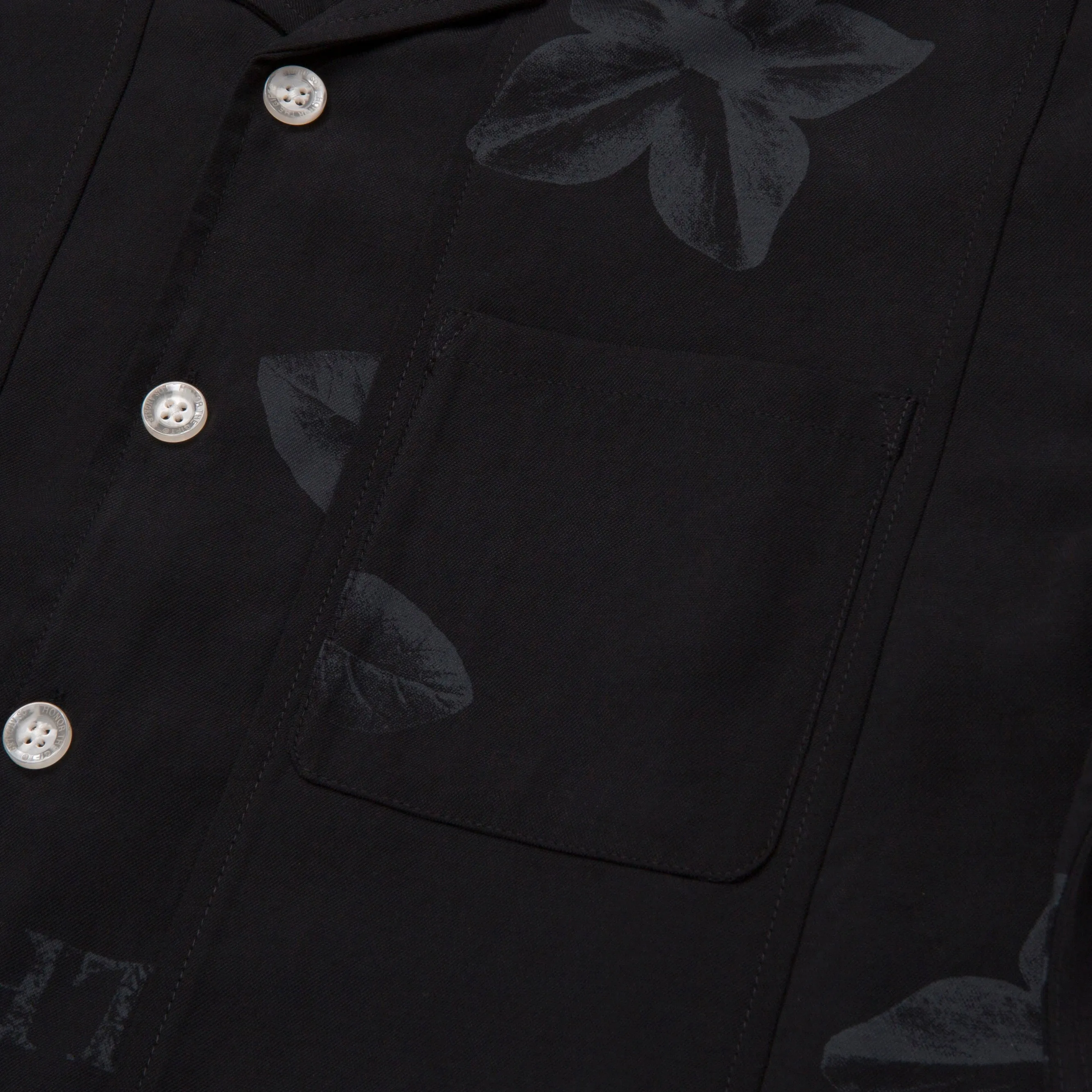 S/S Tobacco Woven Shirt - Black sold by Honor the Gift product image thumbnail 4