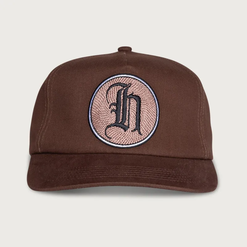 H Patch Hat - Brown made by Honor the Gift