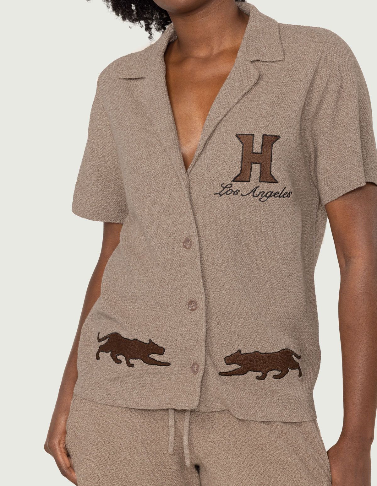 Women's Jungle Camp Button Up - Hickory sold by Honor the Gift product image thumbnail 7