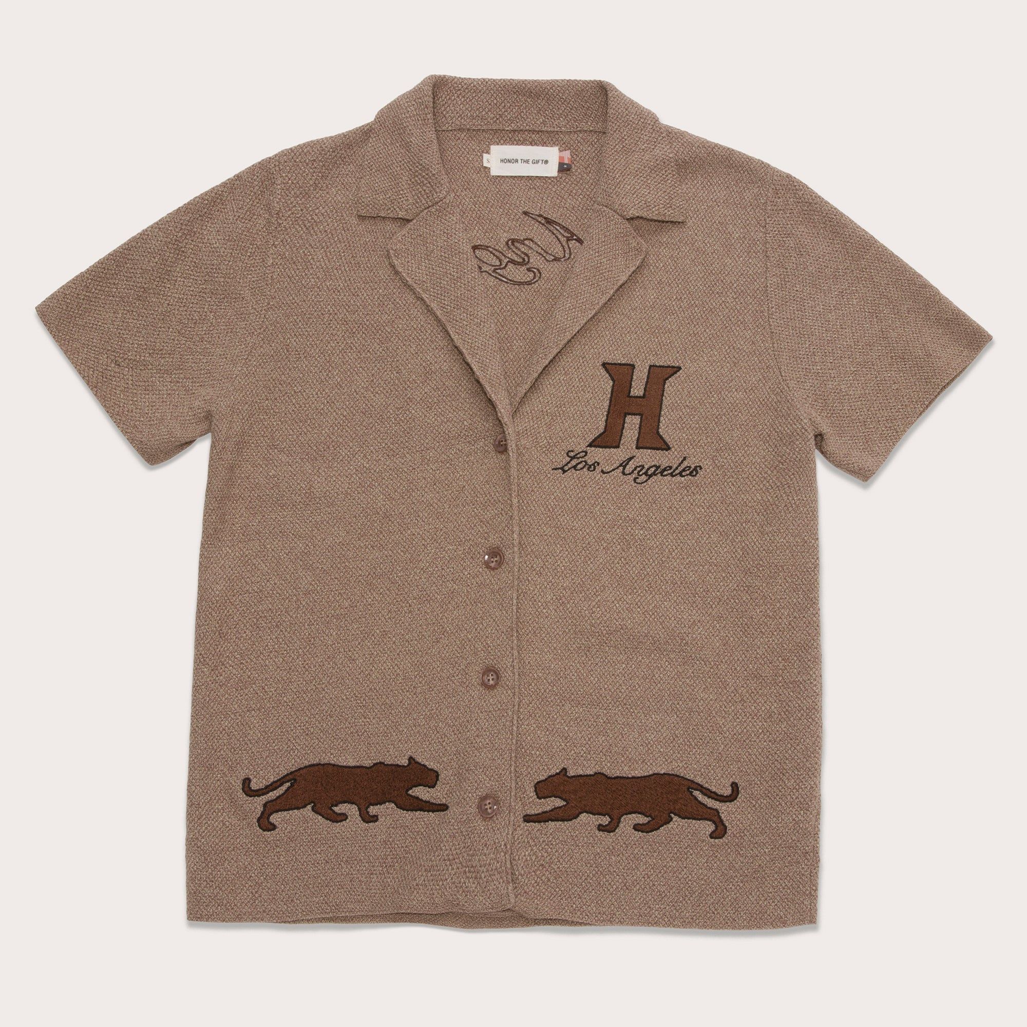 Women's Jungle Camp Button Up - Hickory sold by Honor the Gift